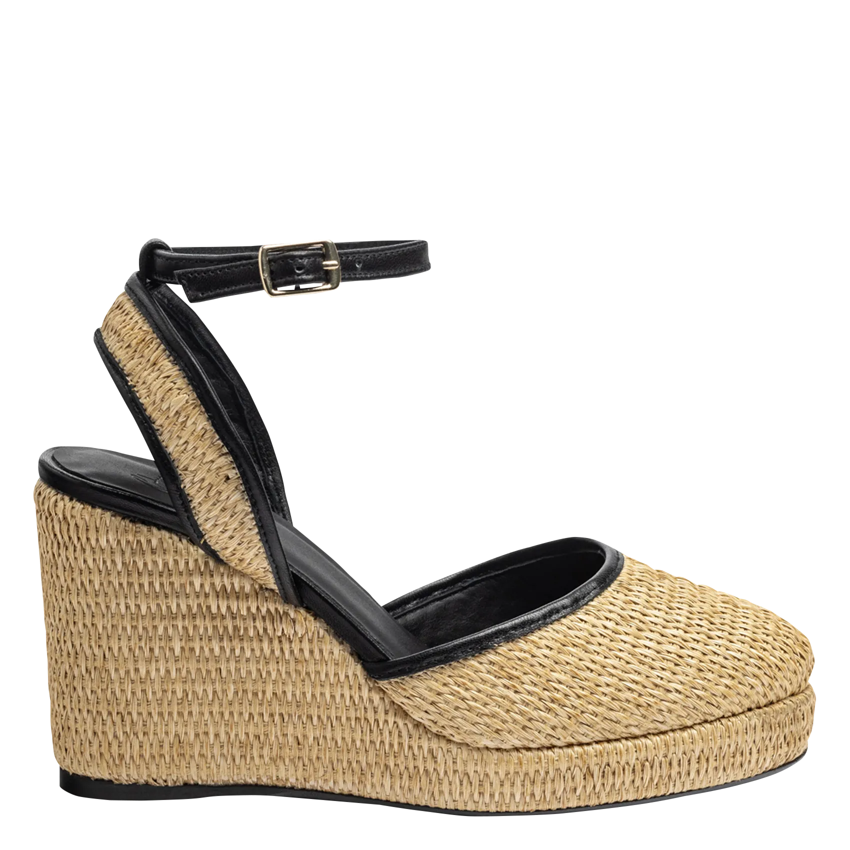 Sandalen mit Keilabsatz Schwarz CASS