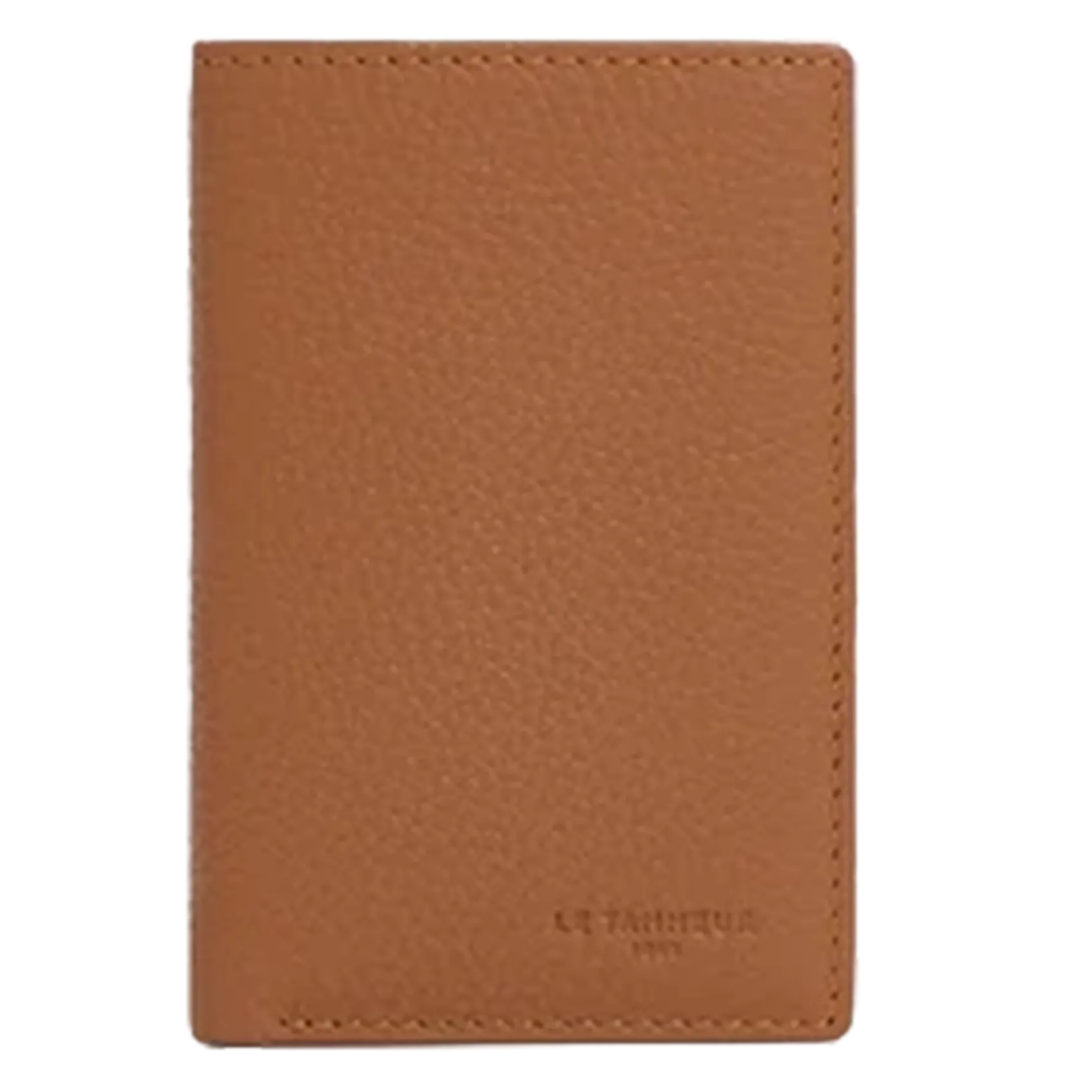 Kartenetui aus genarbtem Leder Braun CHARLES