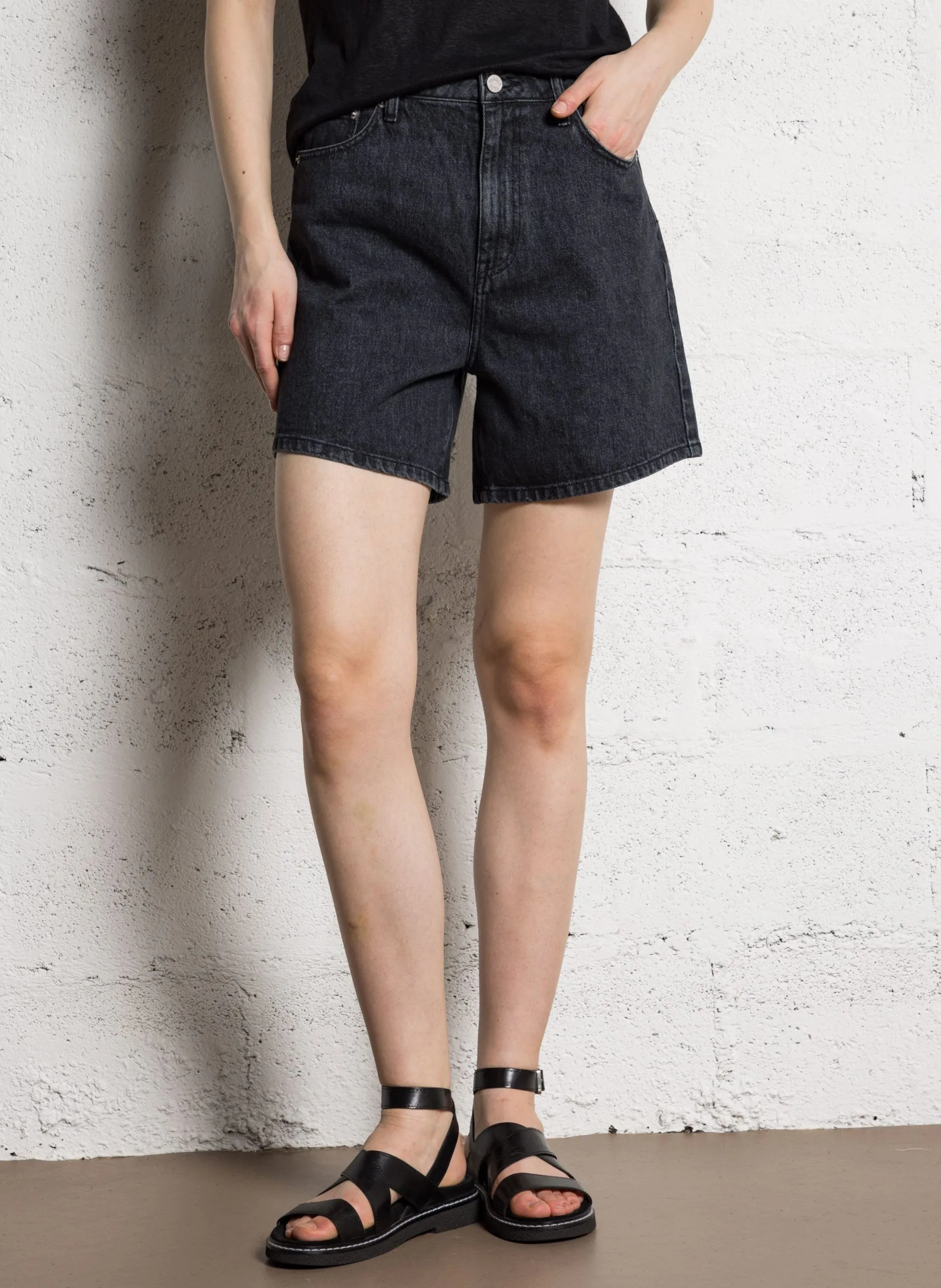 Alesdes - Jeansshorts aus Stretchbaumwolle Blau ISYS