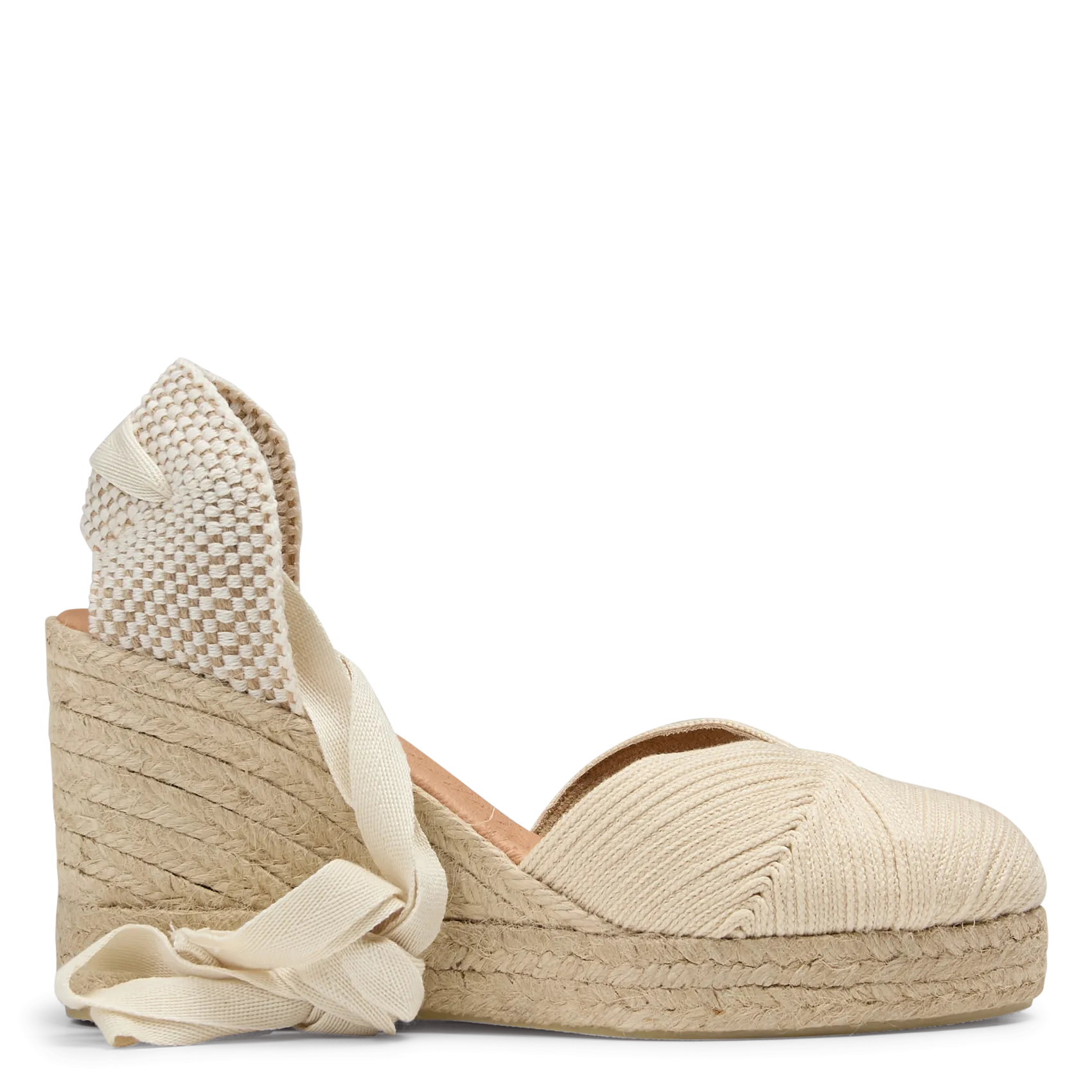 Espadrilles mit Keilabsatz Weiss MARINA