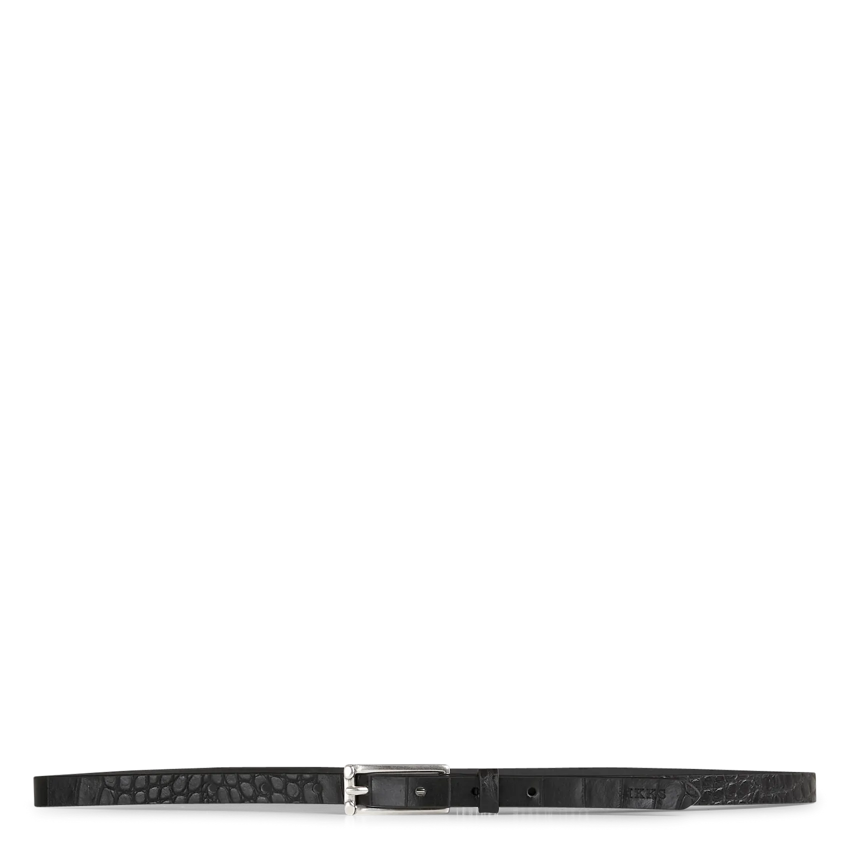 Daughter - Schmaler Ledergürtel Schwarz