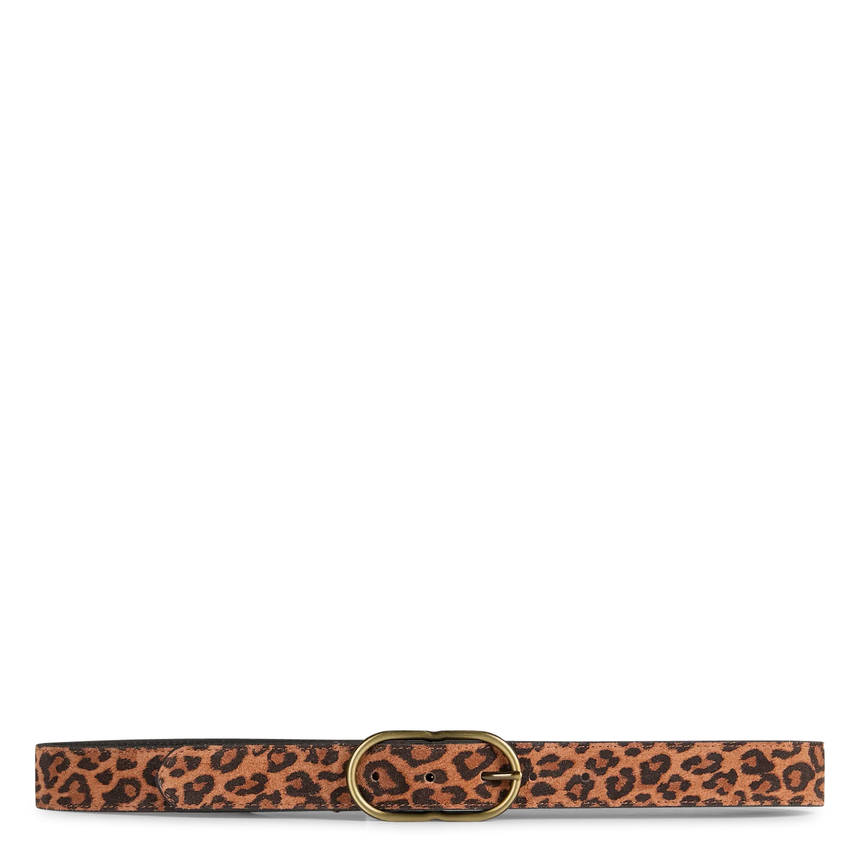 Bedruckter Ledergürtel Schwarz ONJA