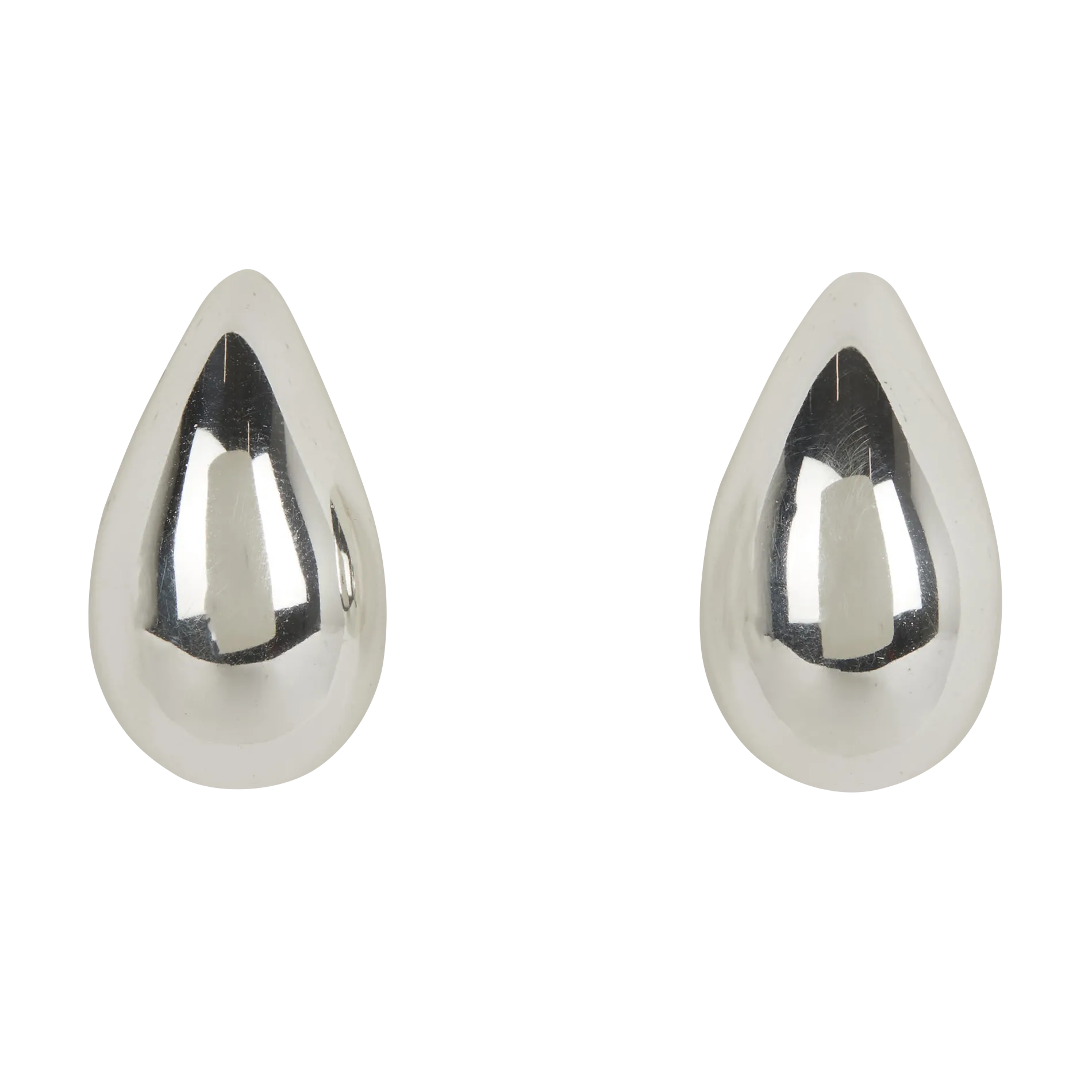 Ohrringe aus Messing Silber EDNITA