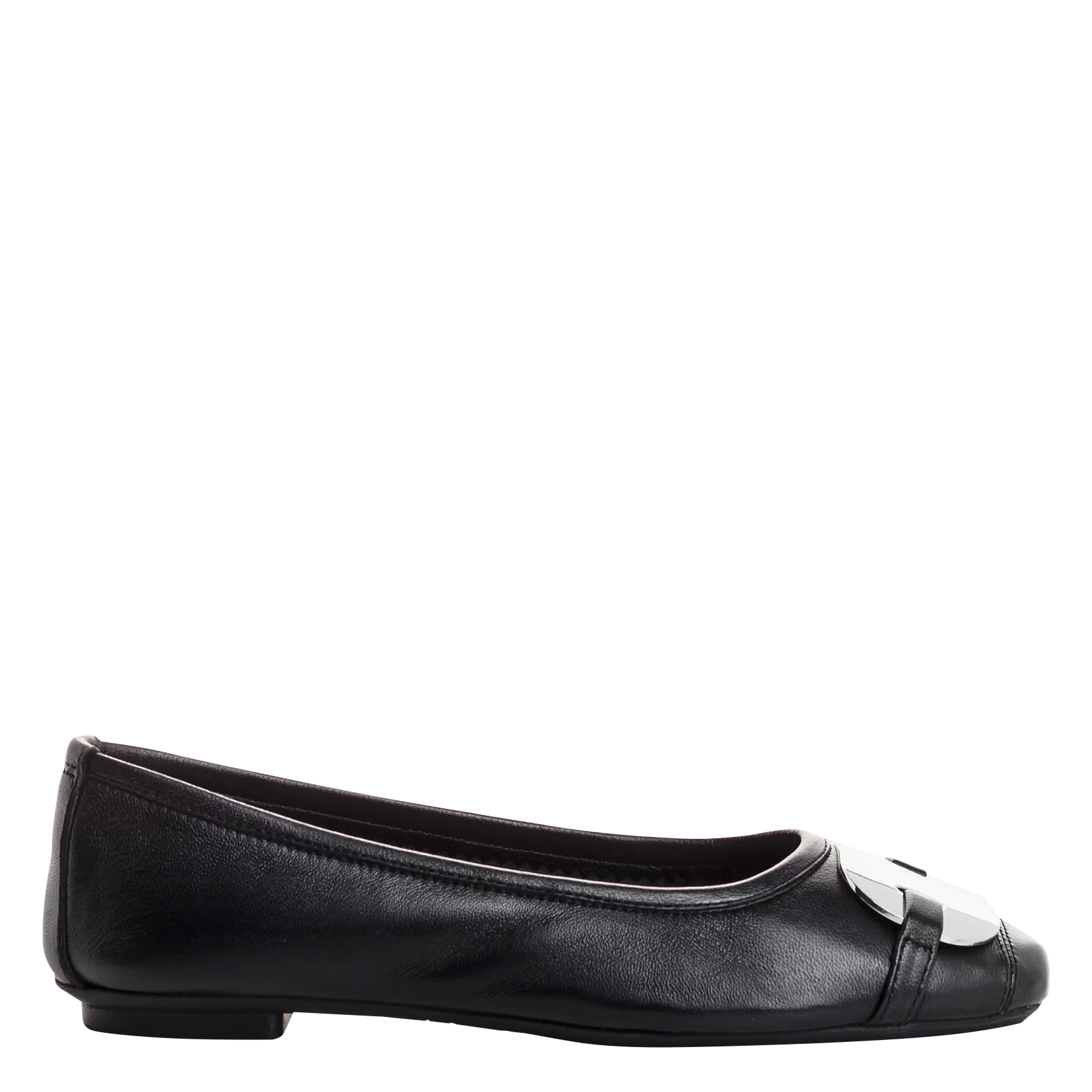Ballerinas - Leder Schwarz HERMES