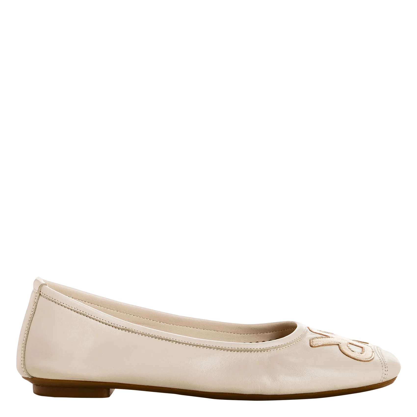 Ballerinas - Leder Beige HOPA