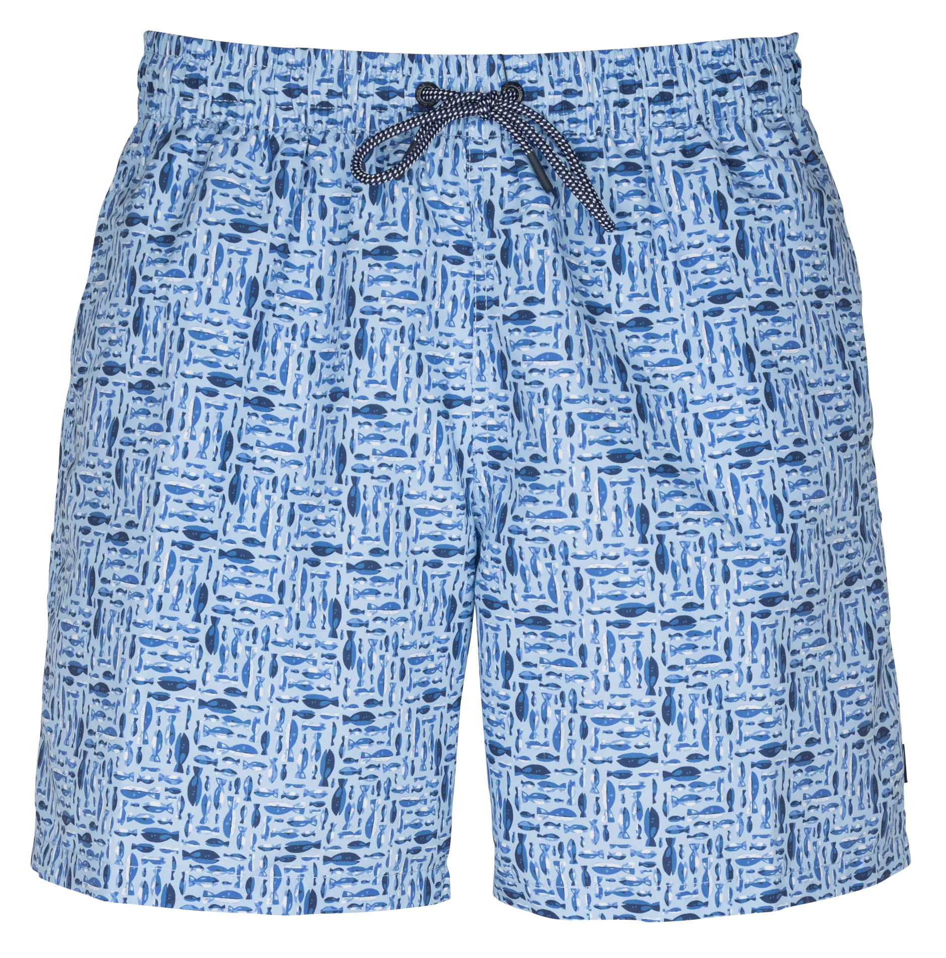 Badeshorts mit Grafik-Print Blau