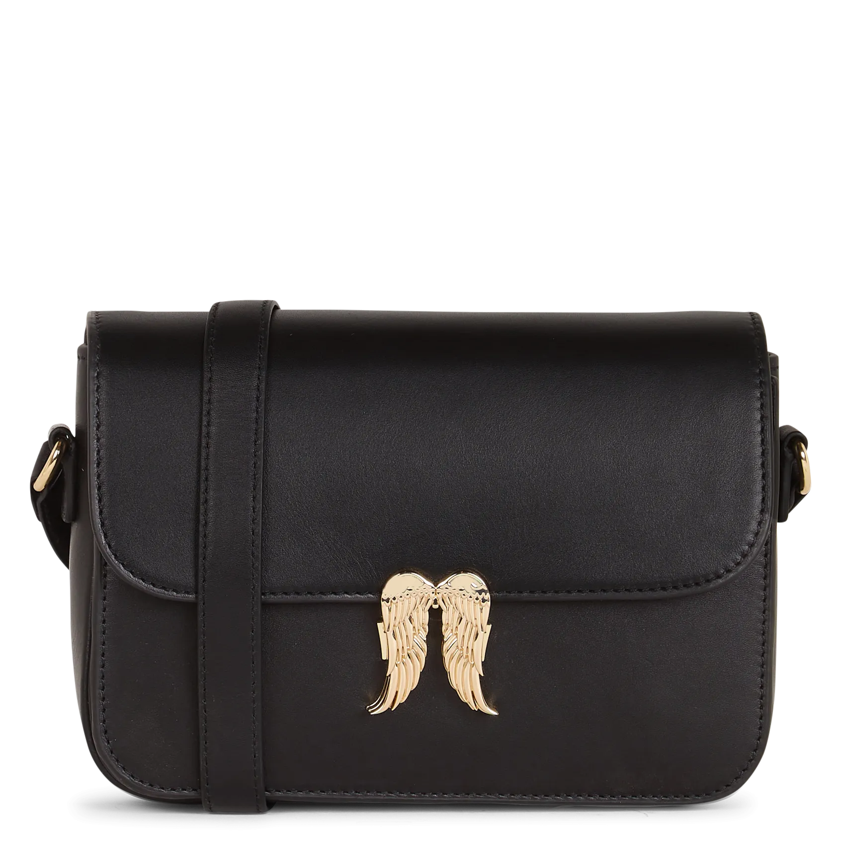 Brieftasche aus Leder Schwarz WINGS