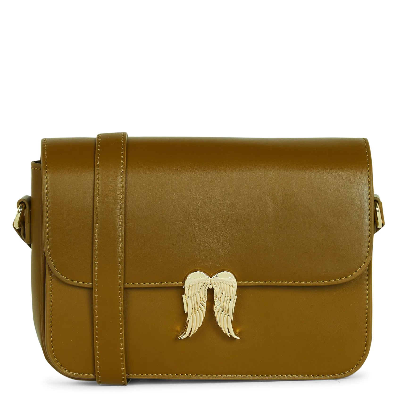 Brieftasche aus Leder Grun WINGS