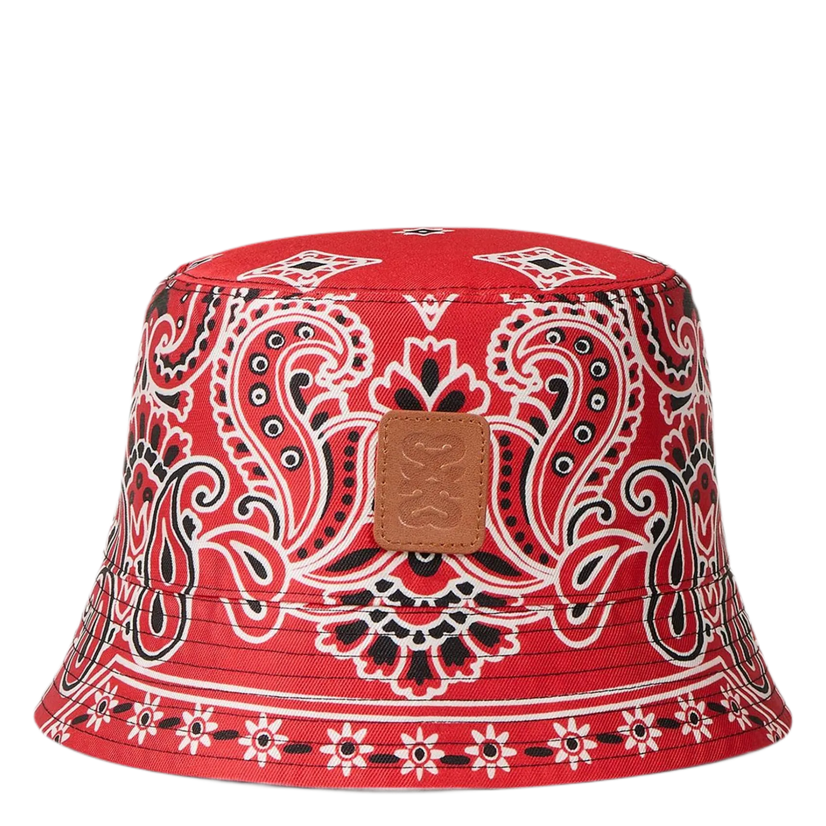 Bedruckter Bucket Hat Rot
