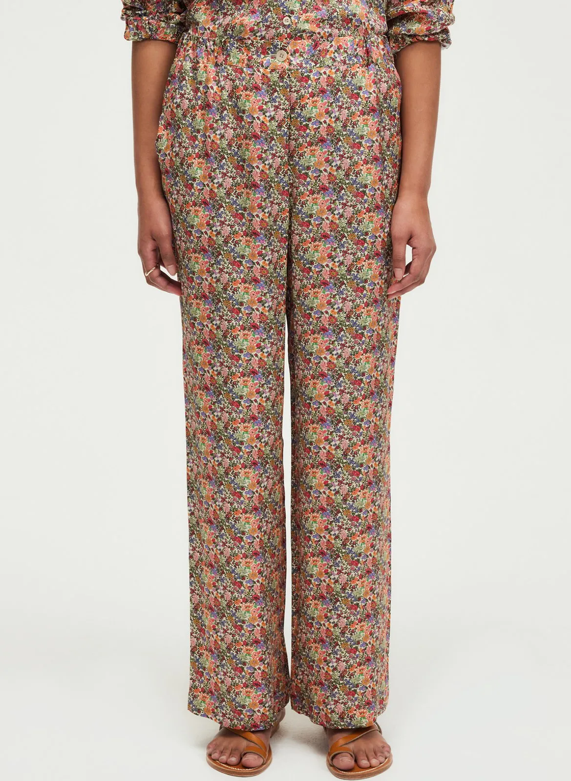 Bundfaltenhose Schwarz LATISHA