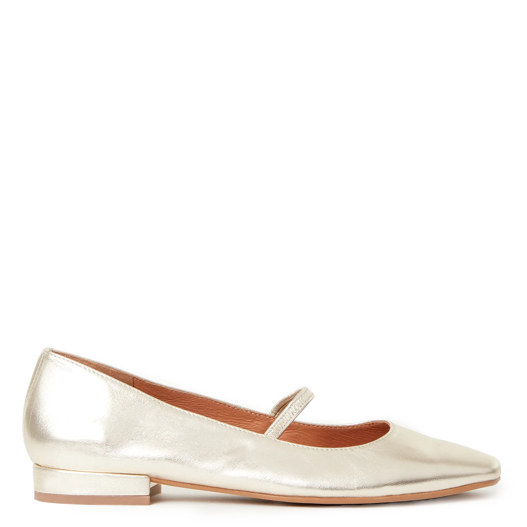 Ballerinas - Leder Golden