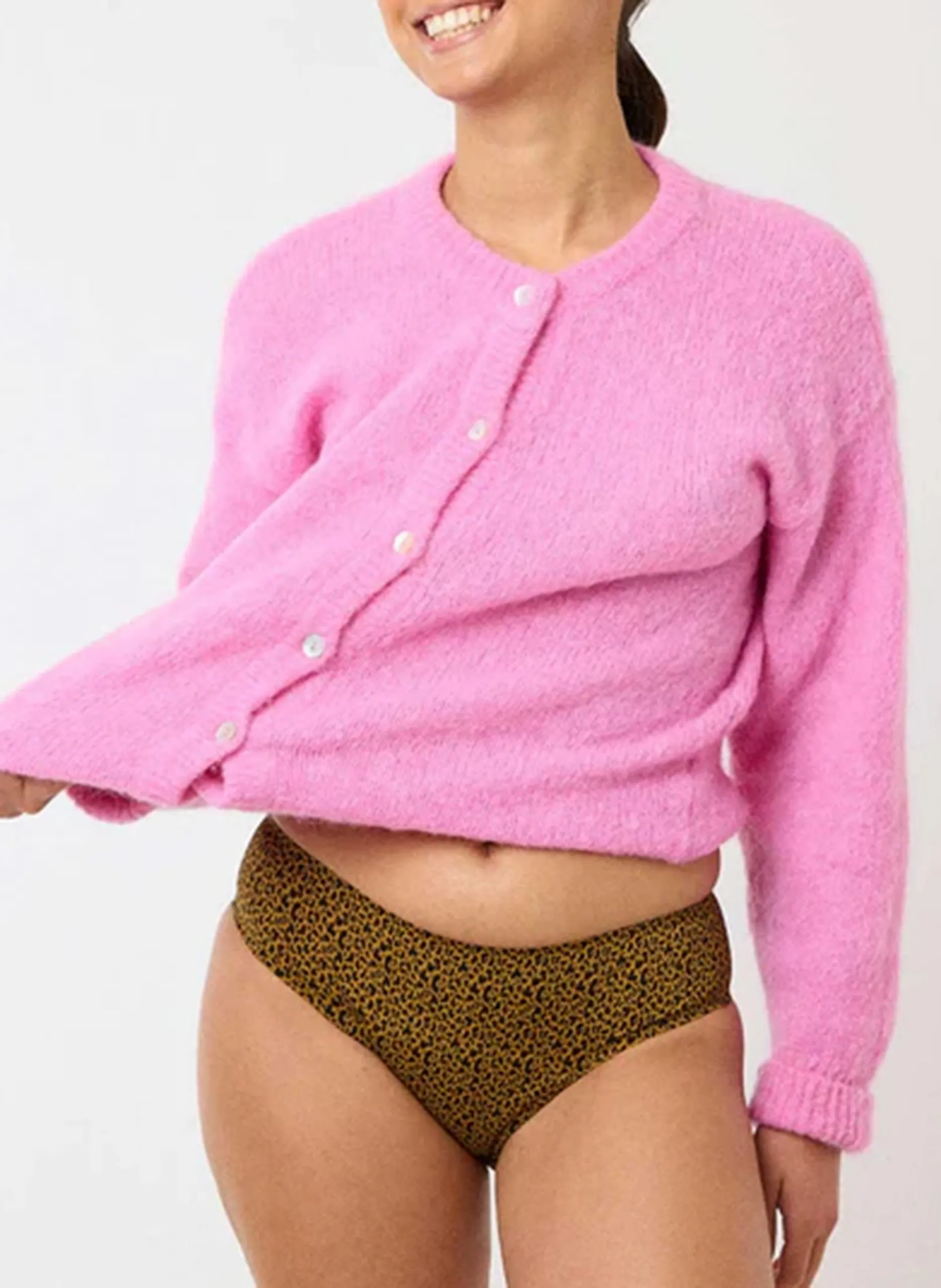 Gedruckte Culotte aus recycelten Mischfasern Mehrfarbig ARTEMIS