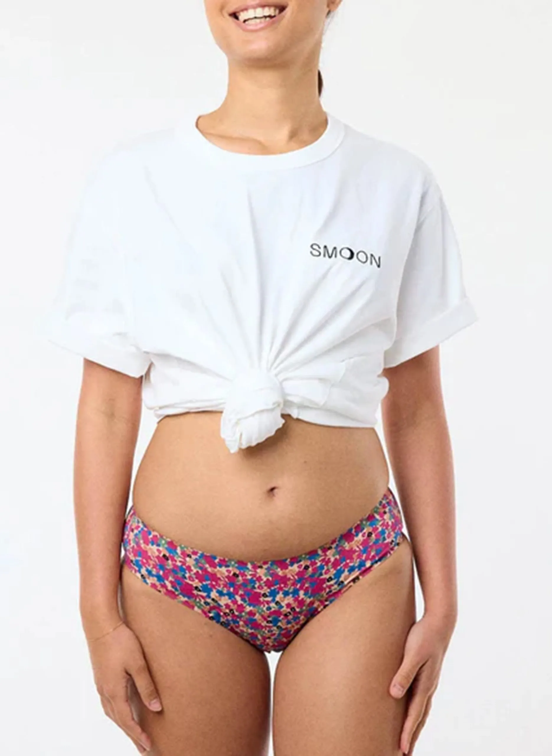 Bedruckte Menstruationsunterhose Rosa SELENE