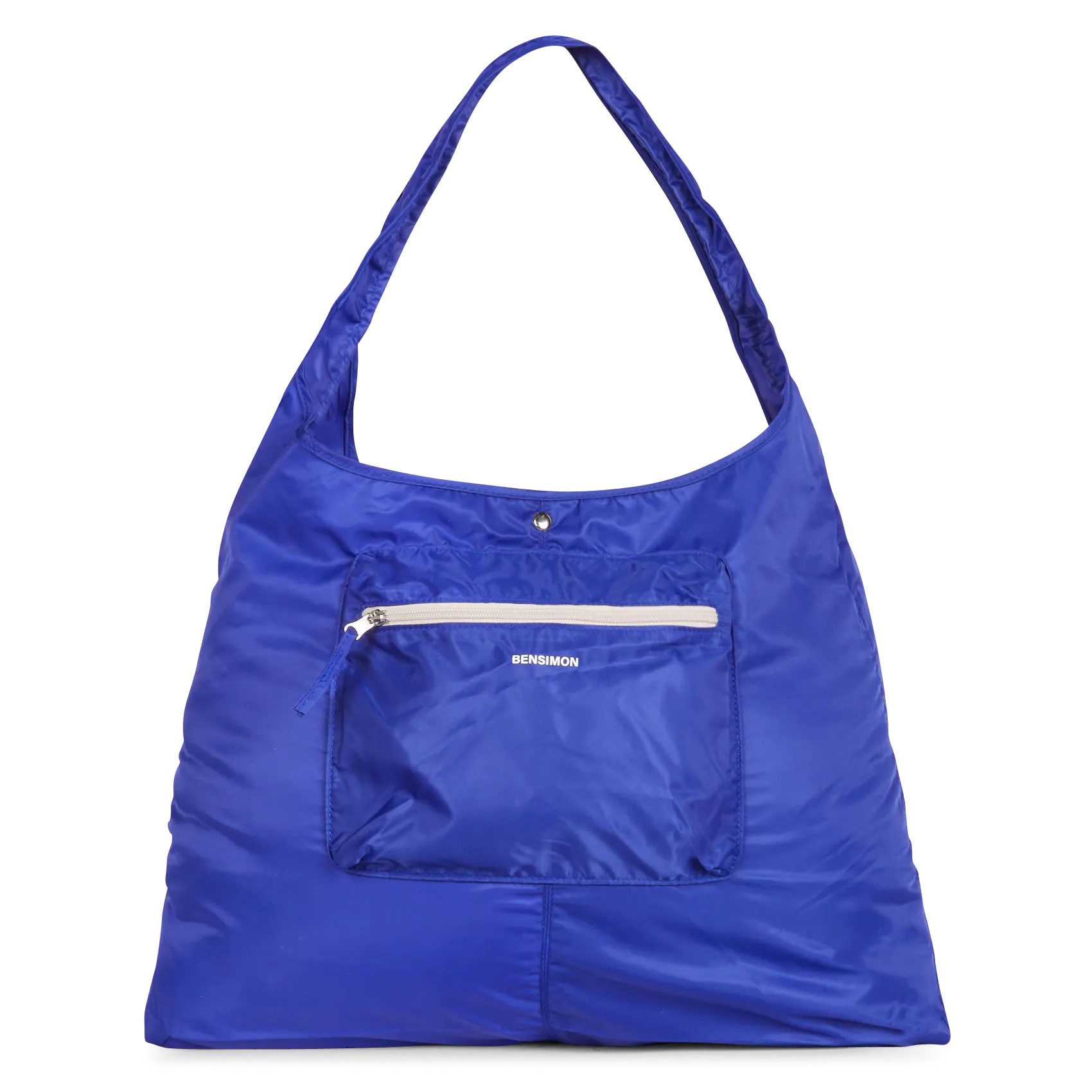 Einfarbiger Shopper Blau NIBELLOU