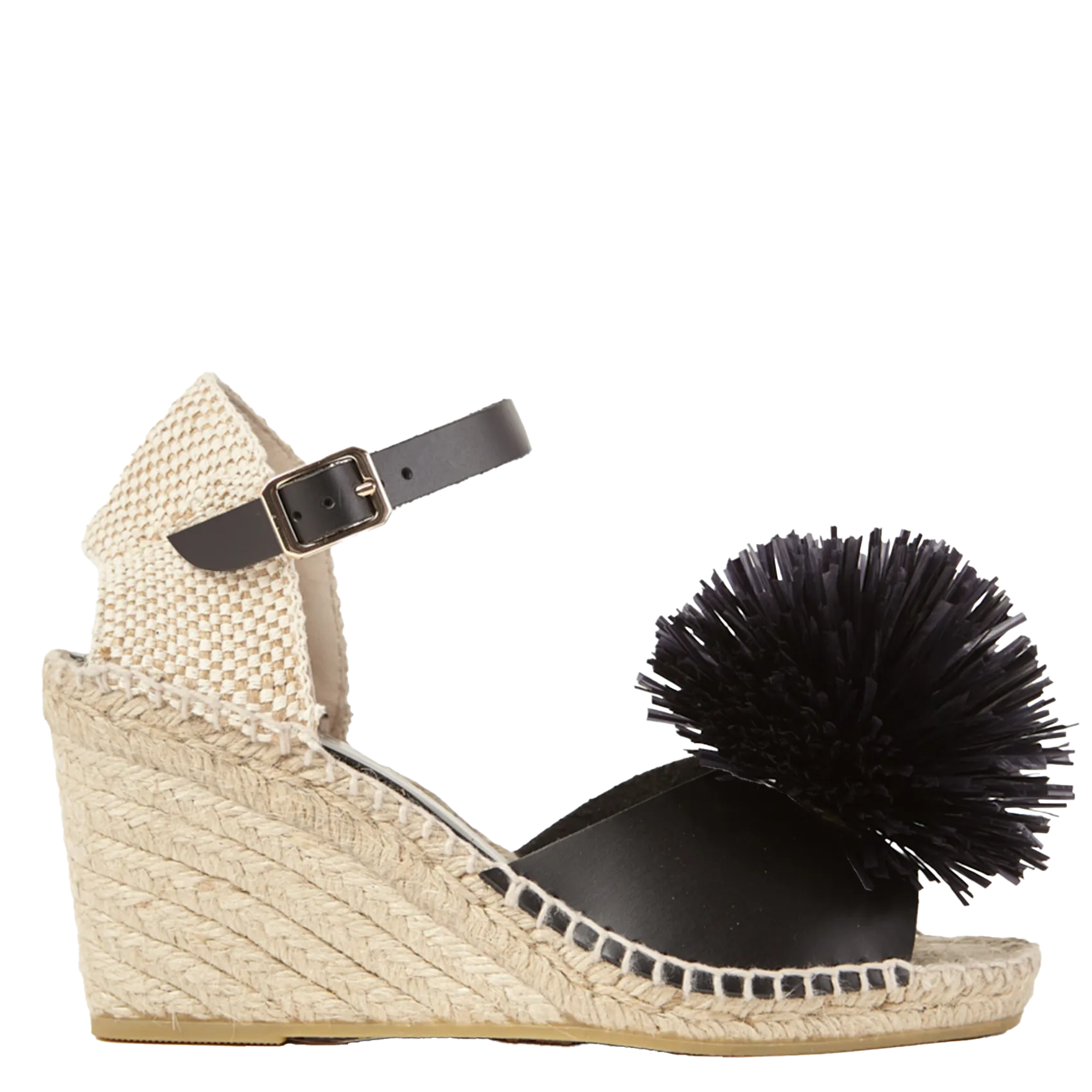 Caflo - Hohe Wildledersandalen Schwarz AINA