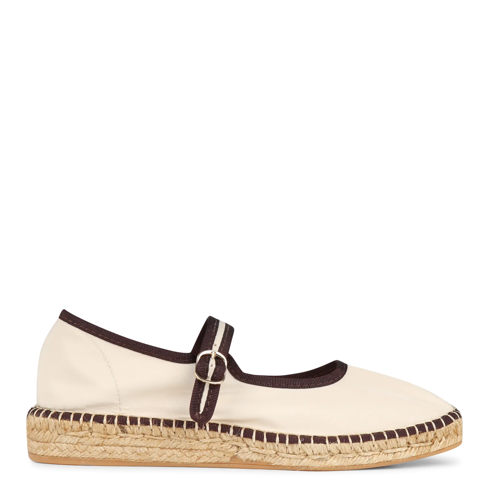 Flache Espadrilles aus Leinen Mehrfarbig PEONIA