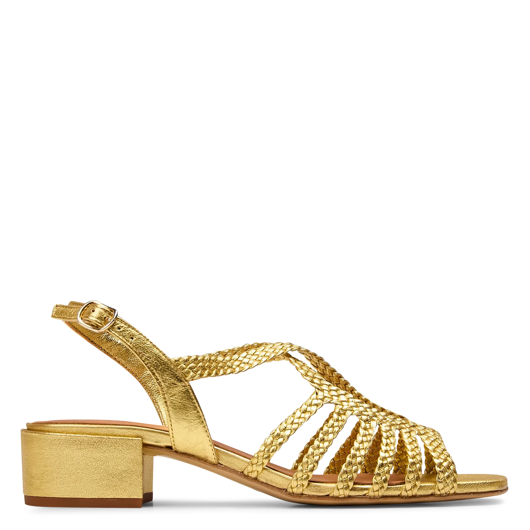 Caflo - Hohe Wildledersandalen Golden RACO