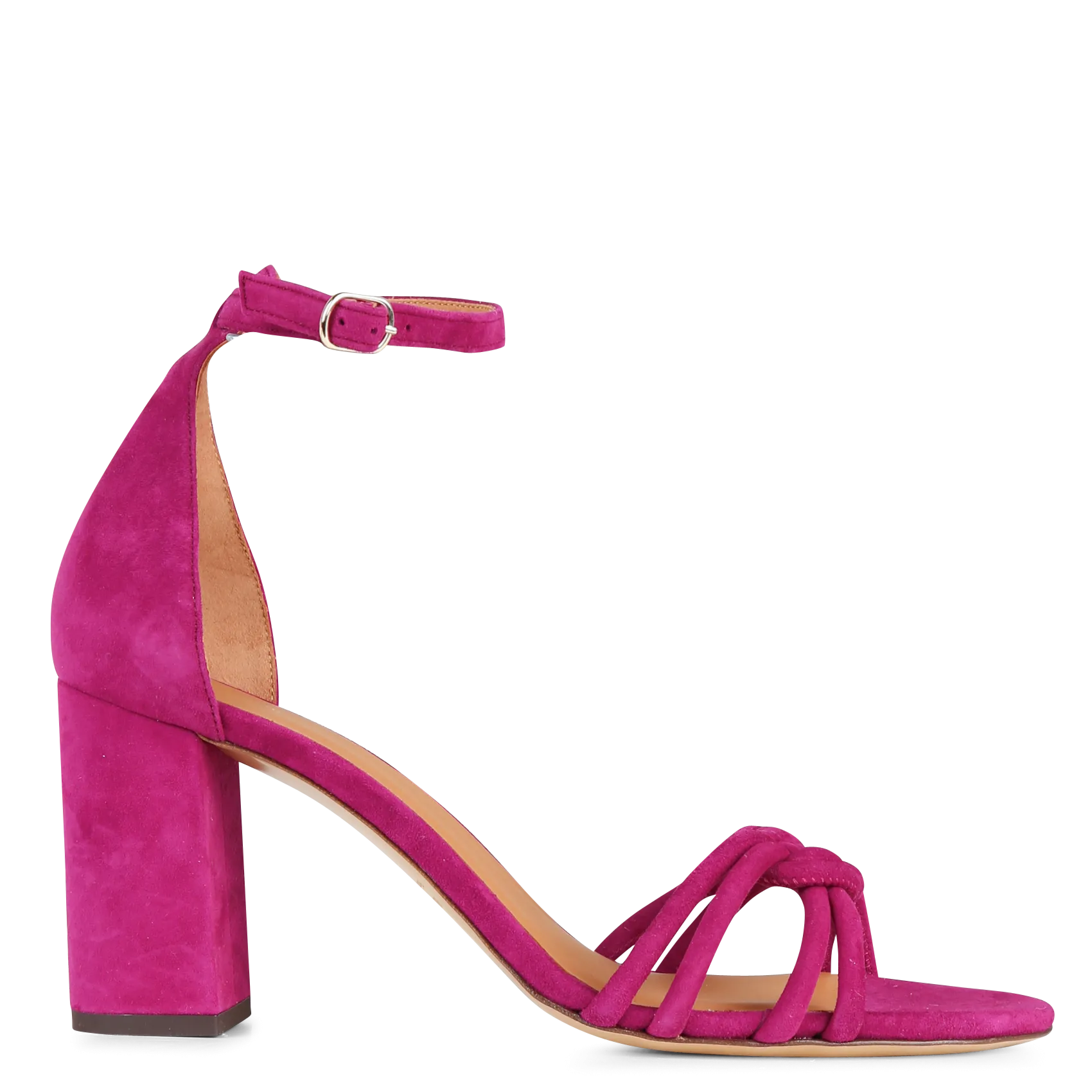 Alice - Ledersandalen mit Absatz Pflaume N°191