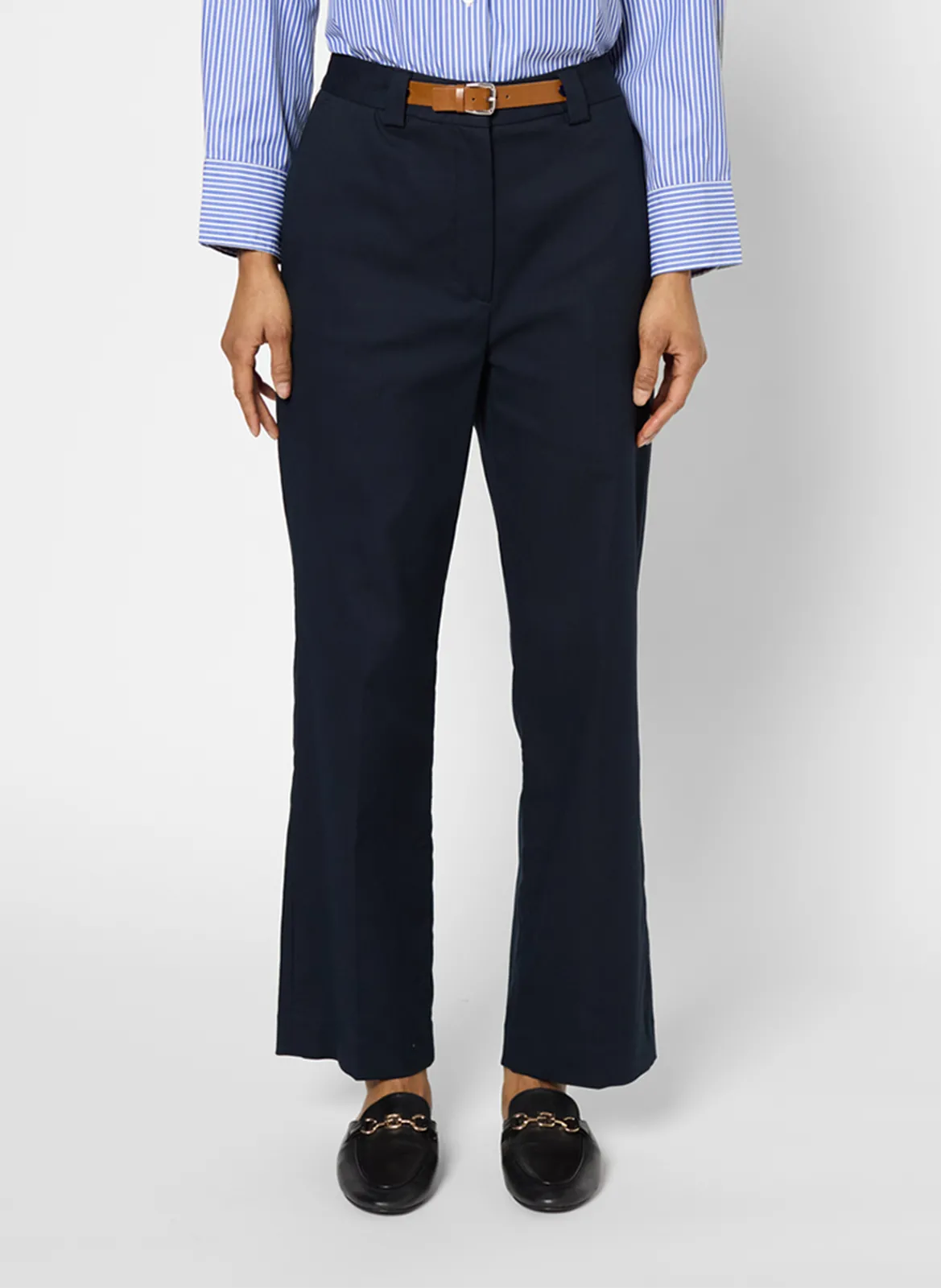 Gerade geschnittene Hose Blau LUVA