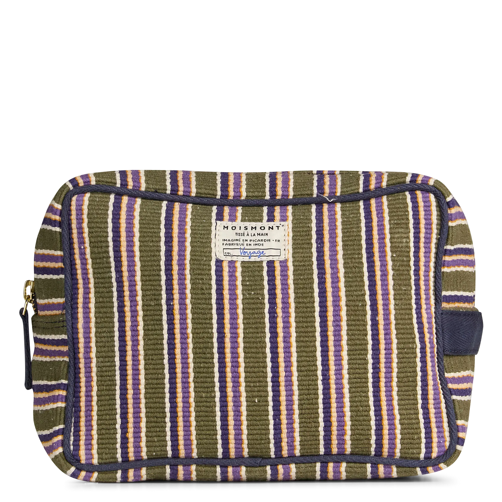 Kosmetiktasche aus Baumwolle Khaki N°43