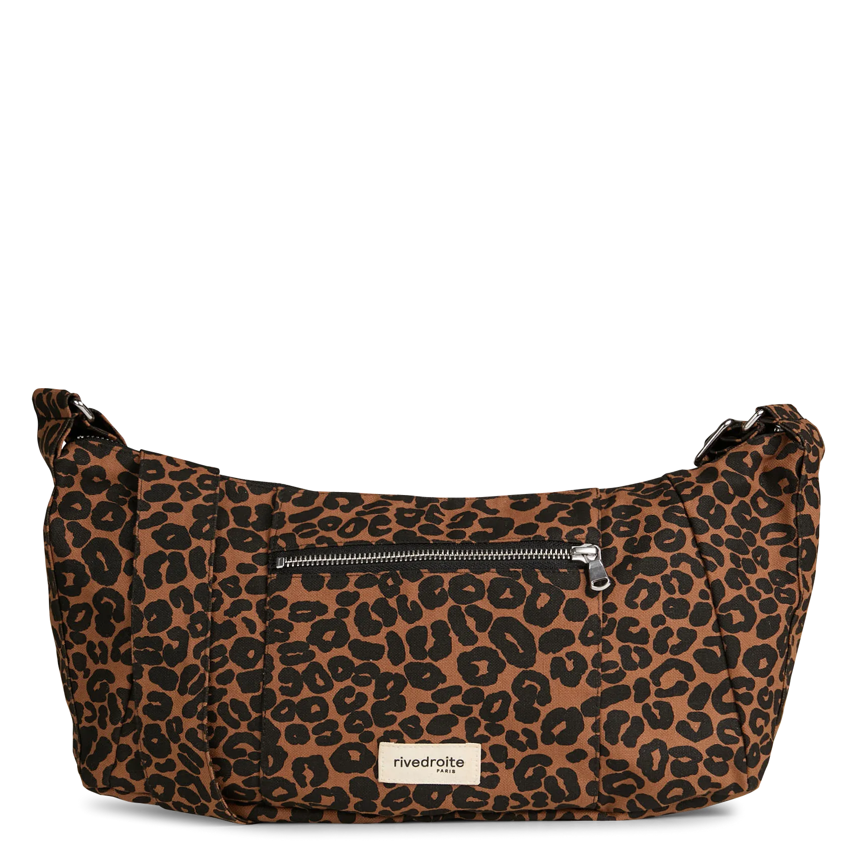 Schultertasche aus Baumwolle Braun MINI CHARLOT