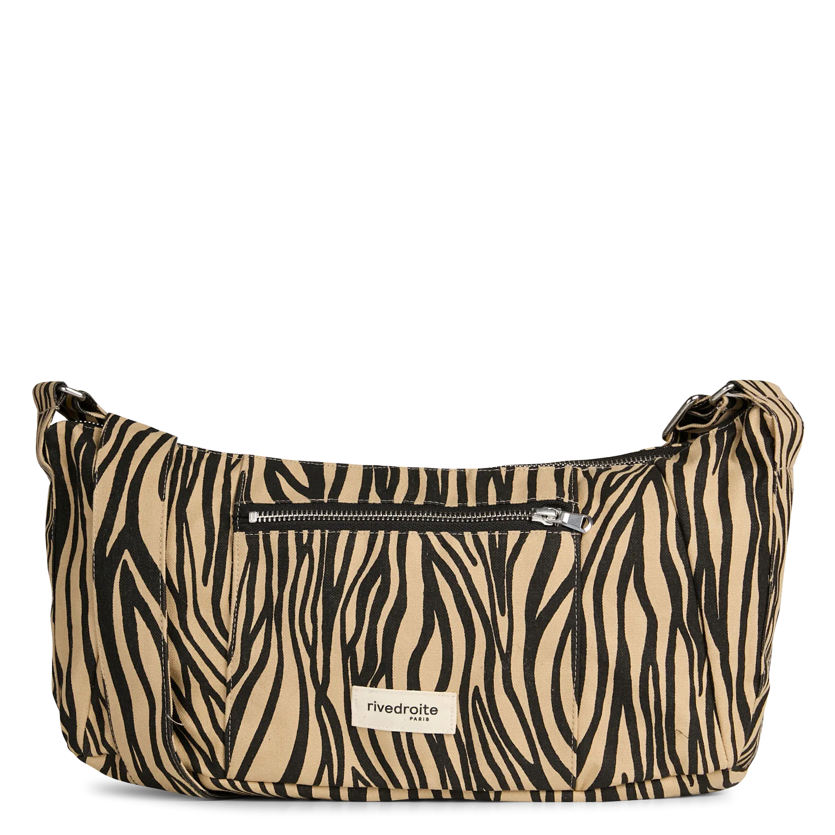 Schultertasche aus Baumwolle Beige MINI CHARLOT