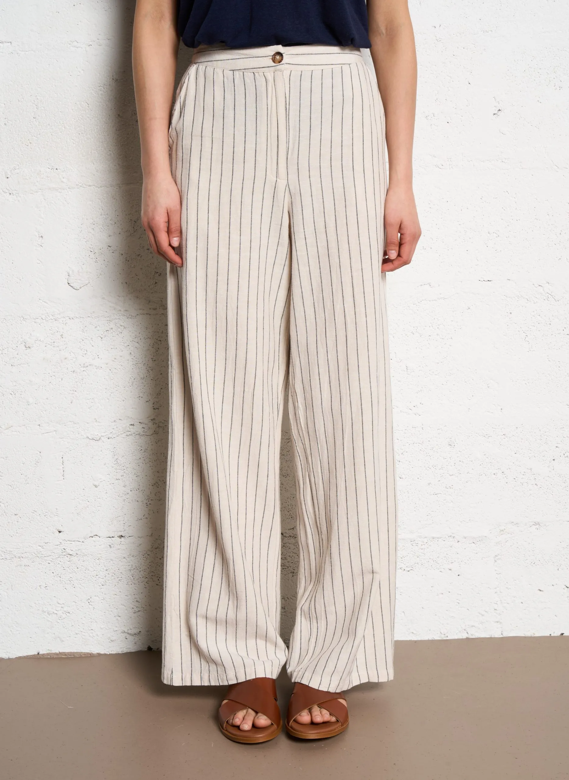 Bedruckte Slimfit-Hose Gestreift PAULINE