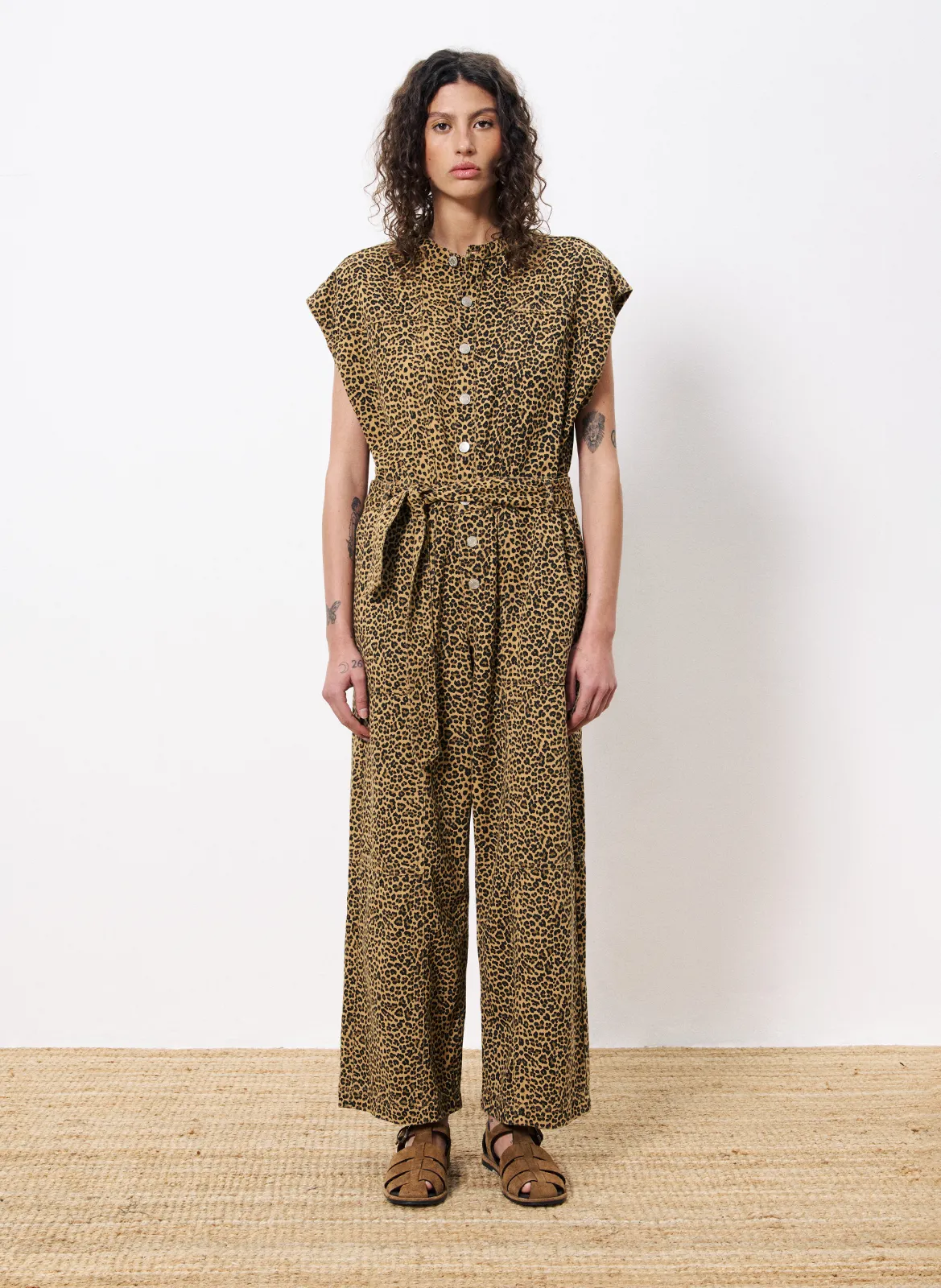 Gürtelhose mit gemustertem Overall Mehrfarbig SCHEILA