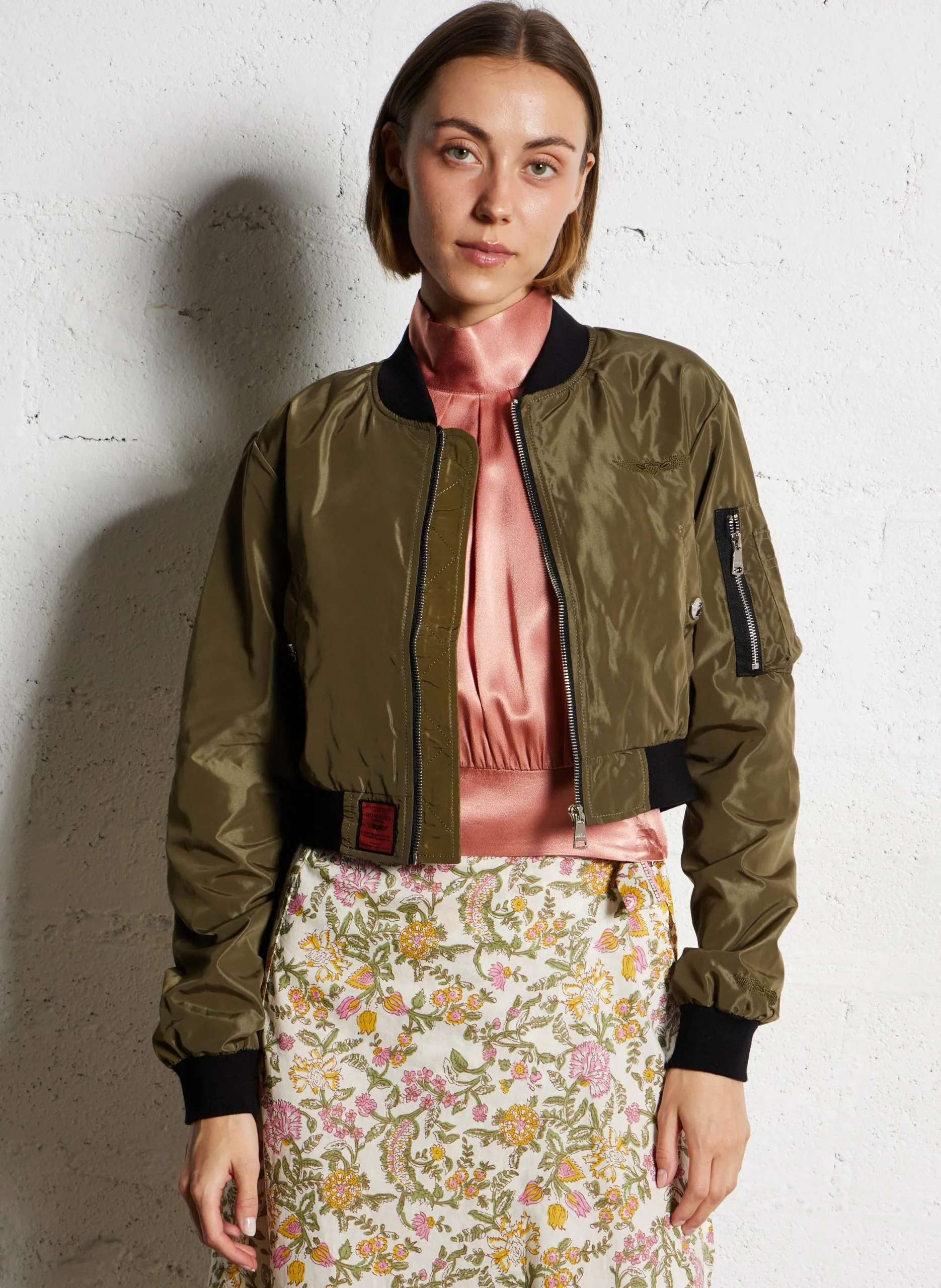 Gerader Blouson Khaki MA102