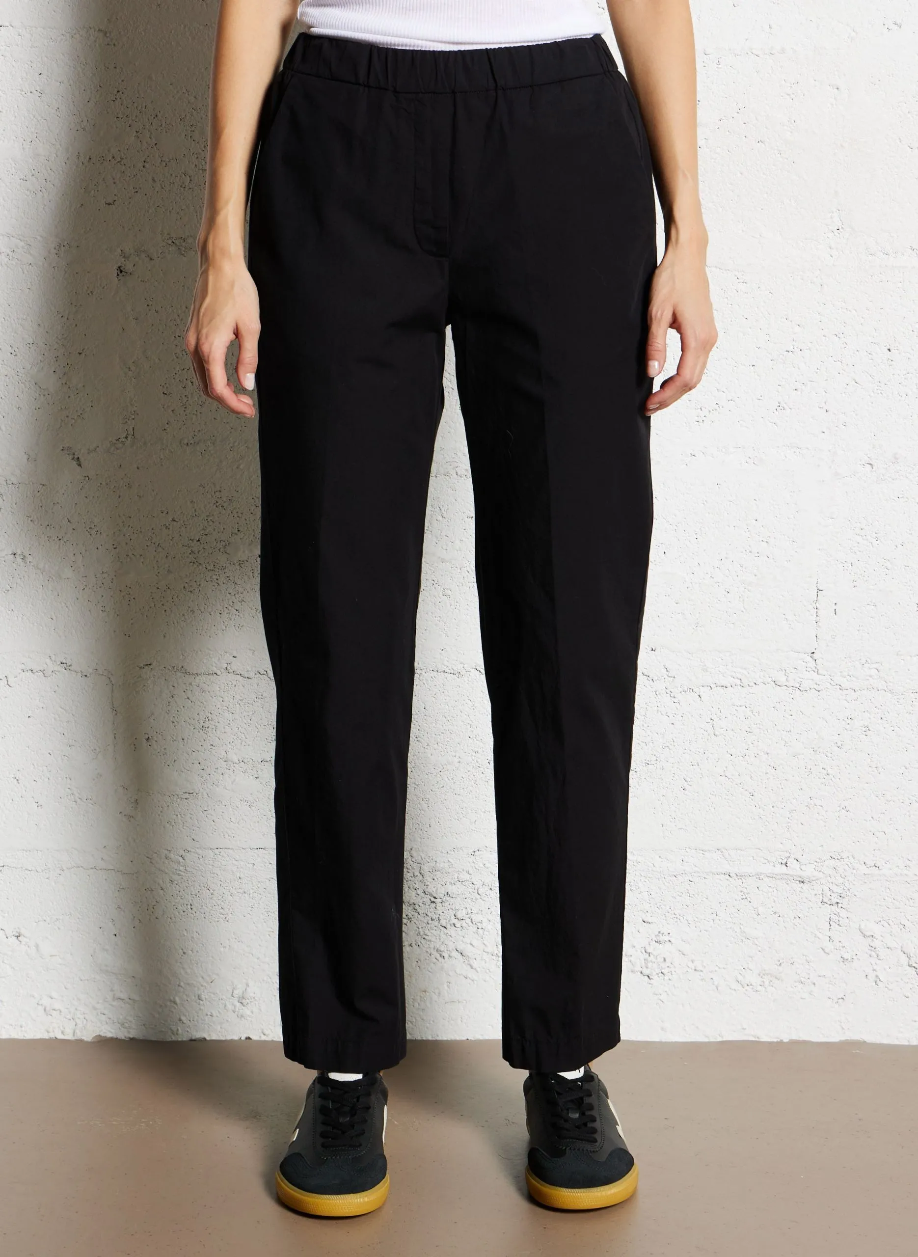 Gerade geschnittene Baumwollhose Grun PACIFIO