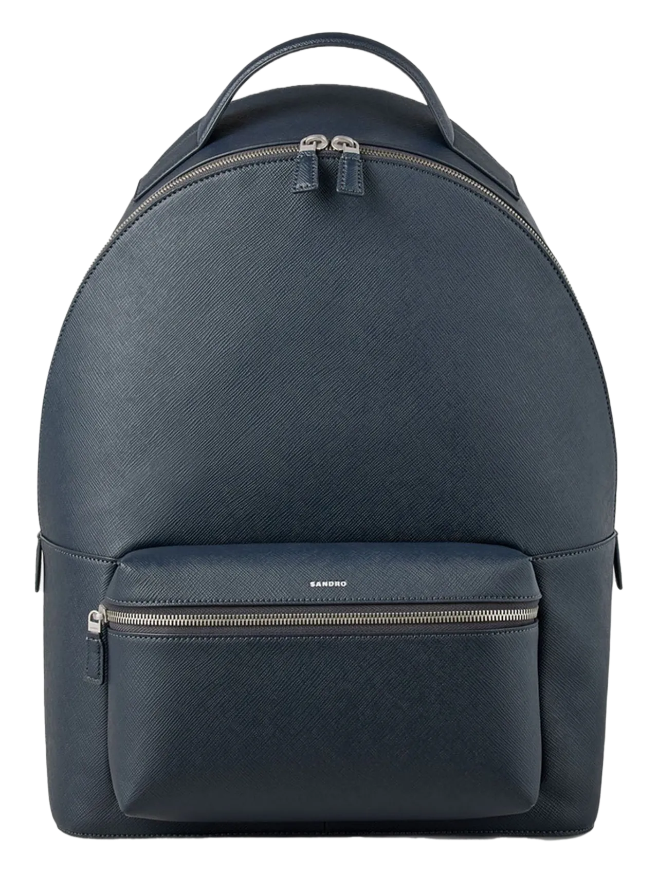 Lederrucksack Grau
