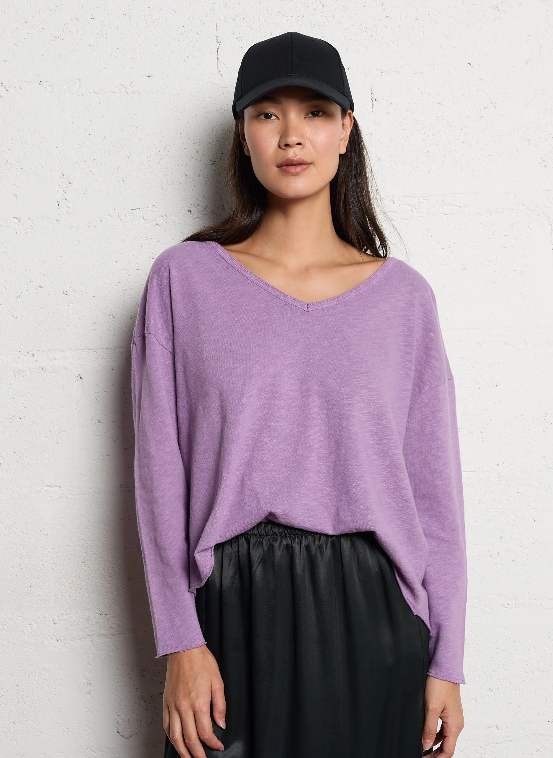 Jockoville - Langärmliges T-Shirt aus Baumwolle Violett SONOMA