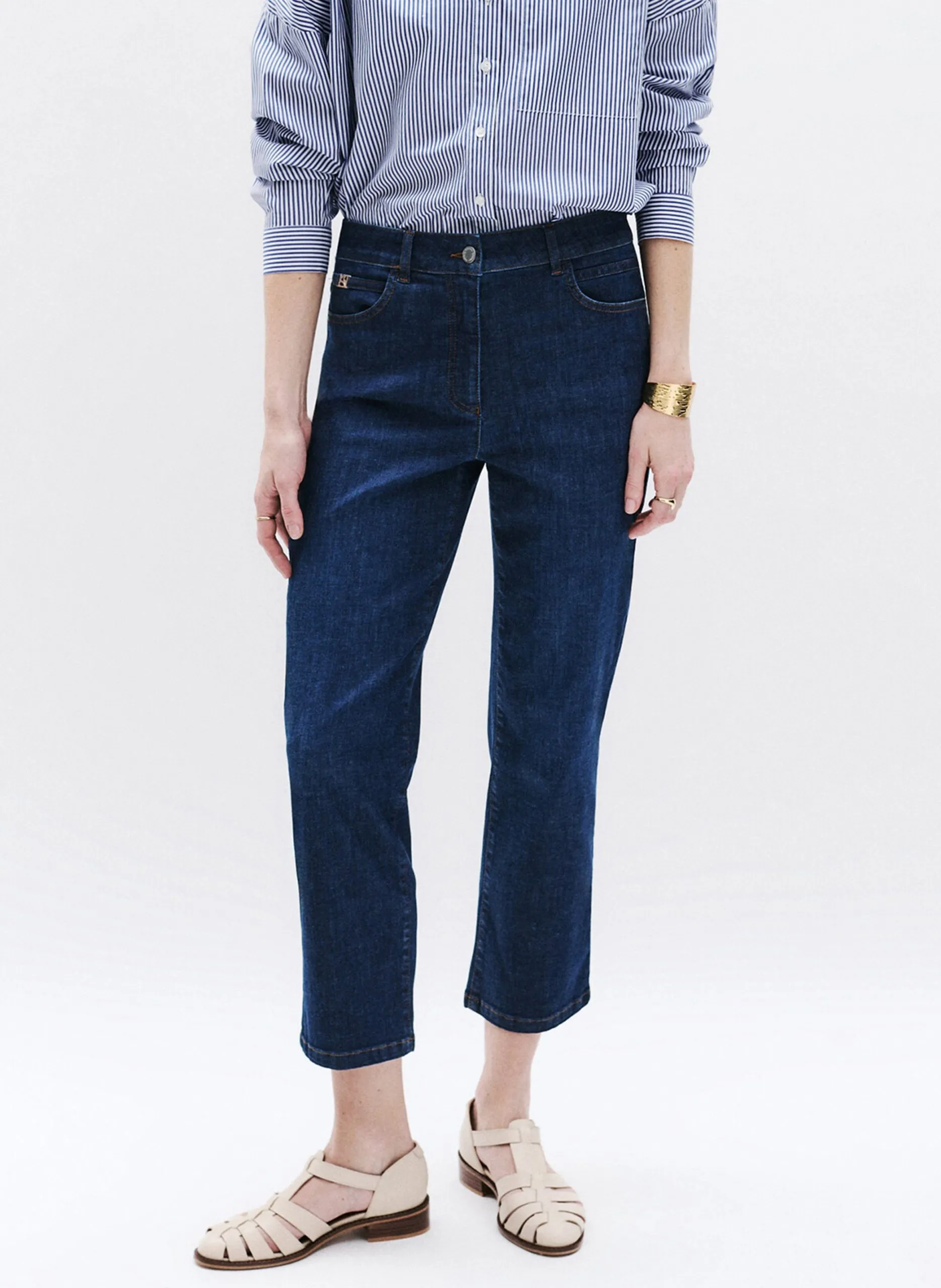 Denim-Caprihose Blau 251P-PACOME