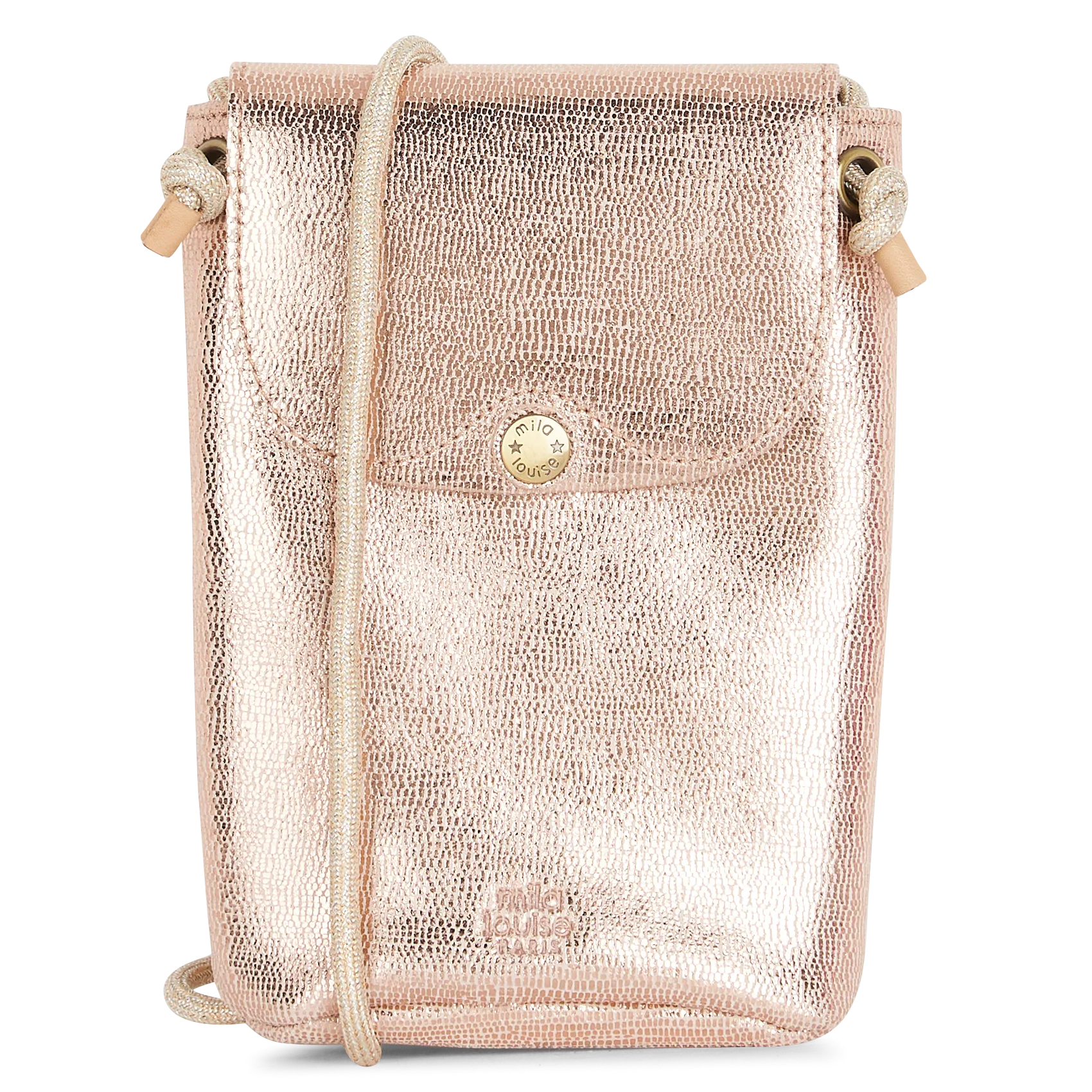 Smartphone-Tasche aus Leder Rosa ROEL