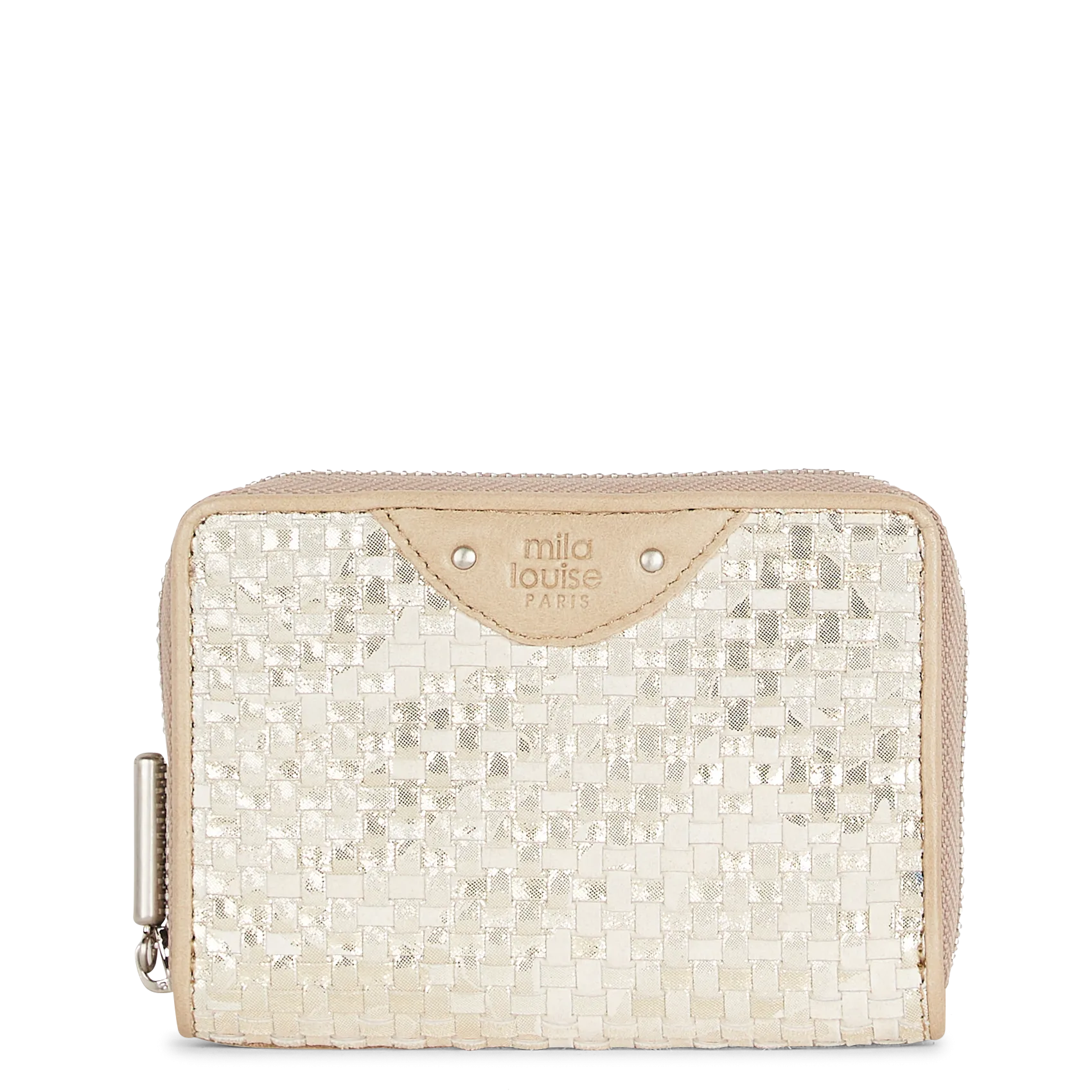 Babylon - Lederbrieftasche Beige PAT