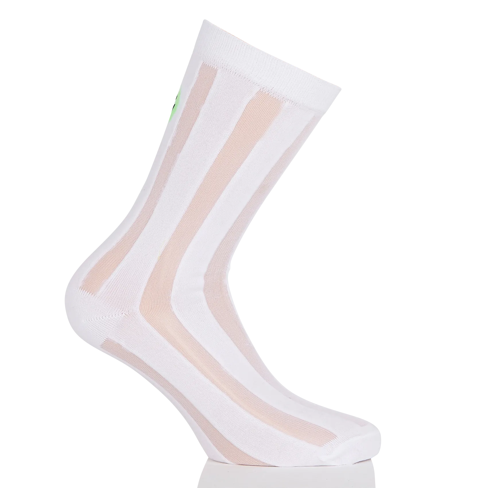 Baumwollsocken mit Logo Weiss PIRULO