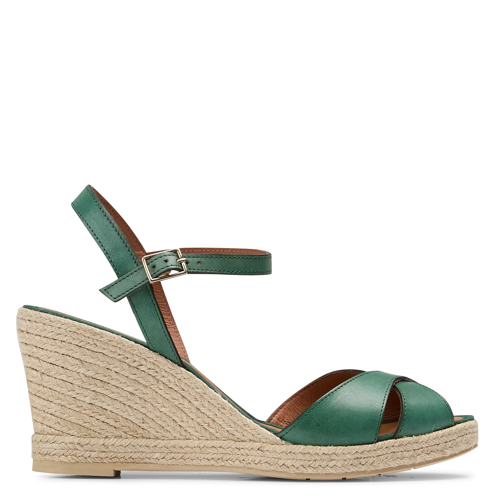 Keilsandalen Khaki MADRID