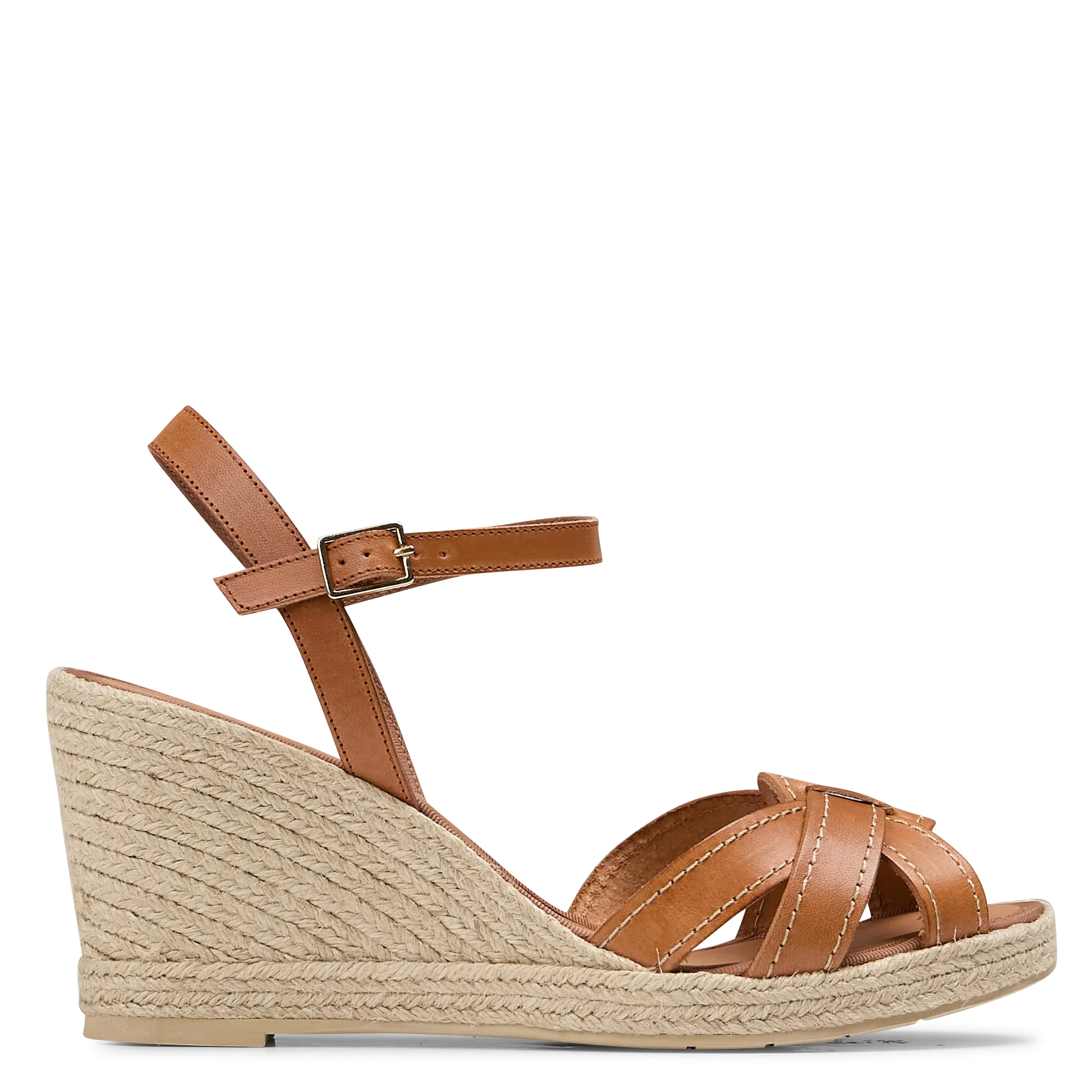 Keilsandalen Beige ELDA