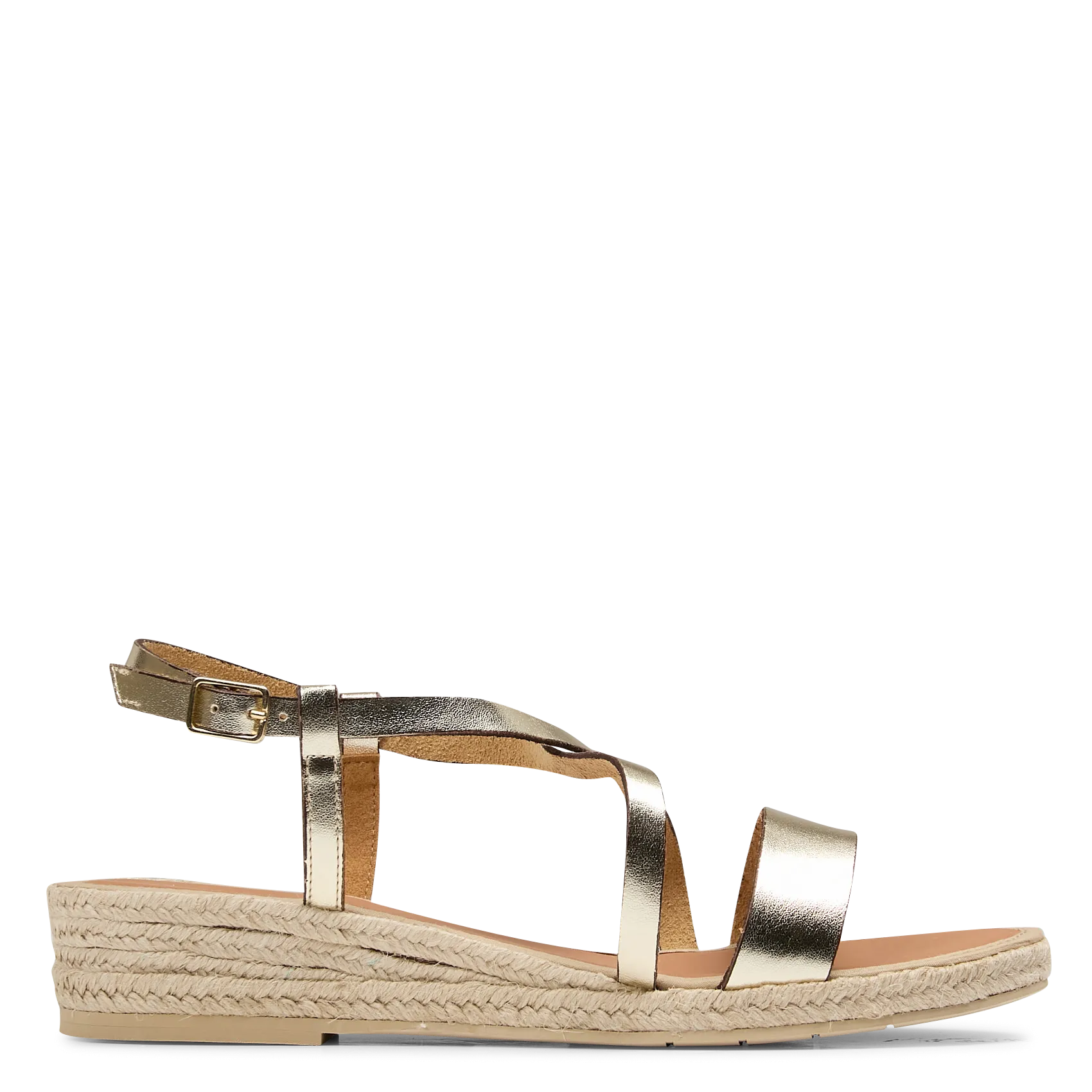 Espadrilles aus Leder Golden GALDA