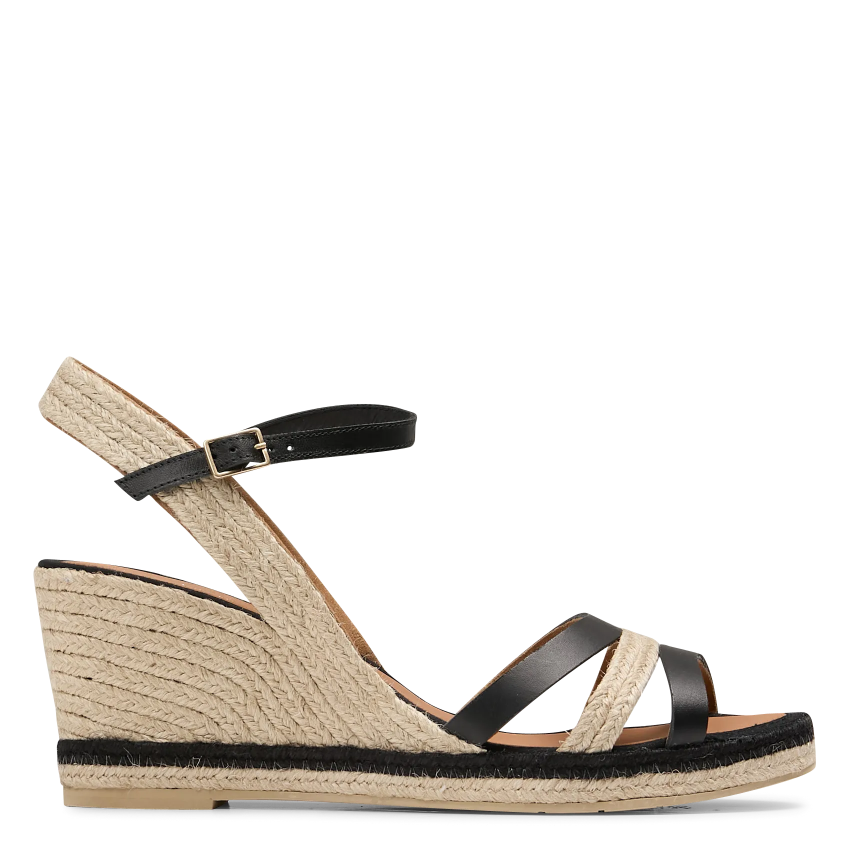 Keilsandalen Schwarz SARGOZA