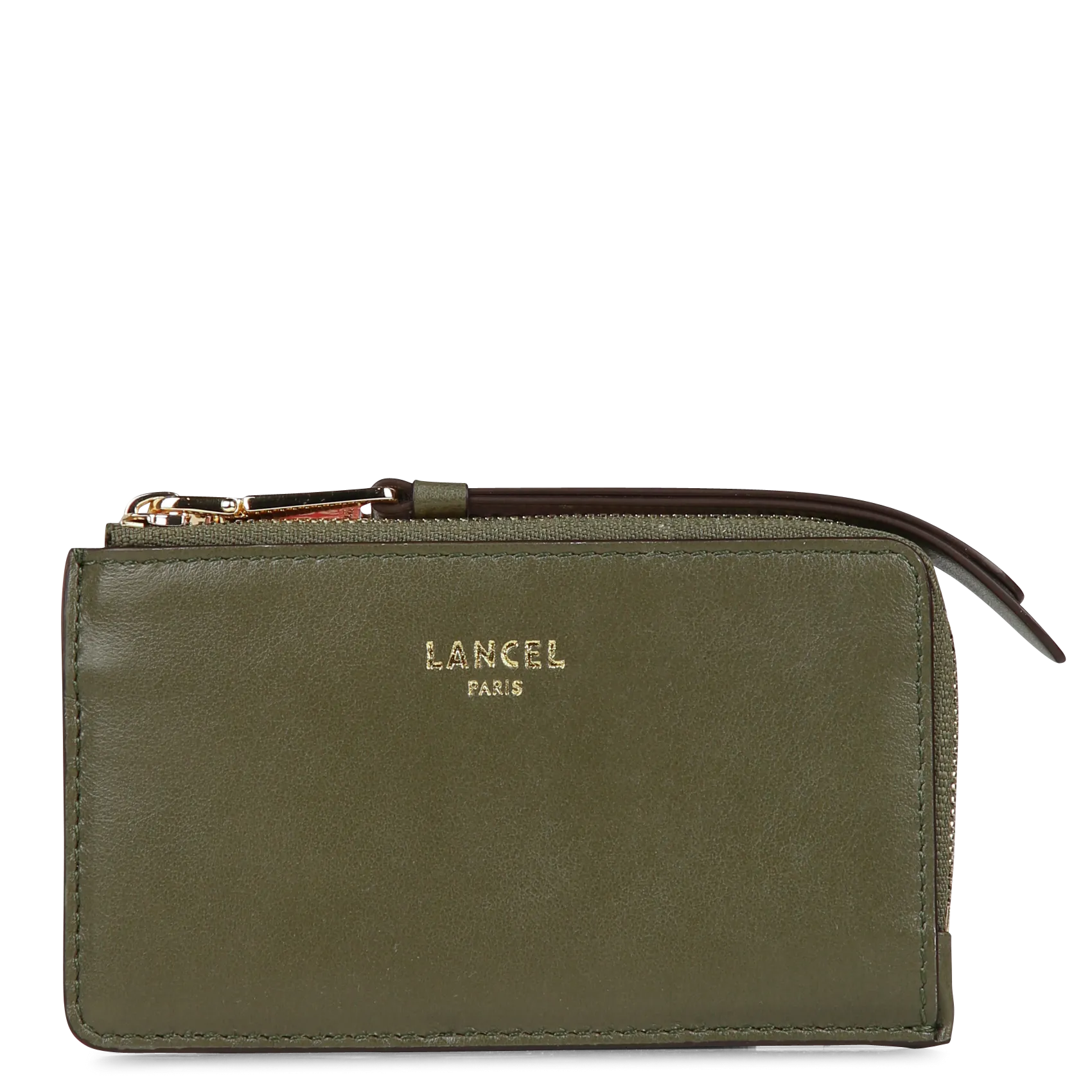 - 100 % Leder, - 6 Kartenschlitze, - 1 zentrale Tasche, - Maße: B10 x H7 cm. Khaki ORIGAMI