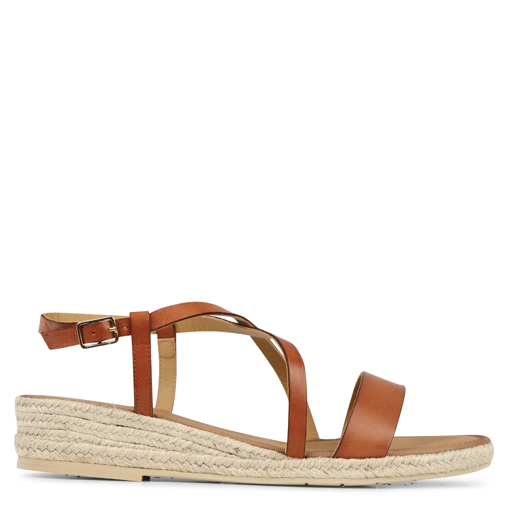 Espadrilles aus Leder Braun GALDA