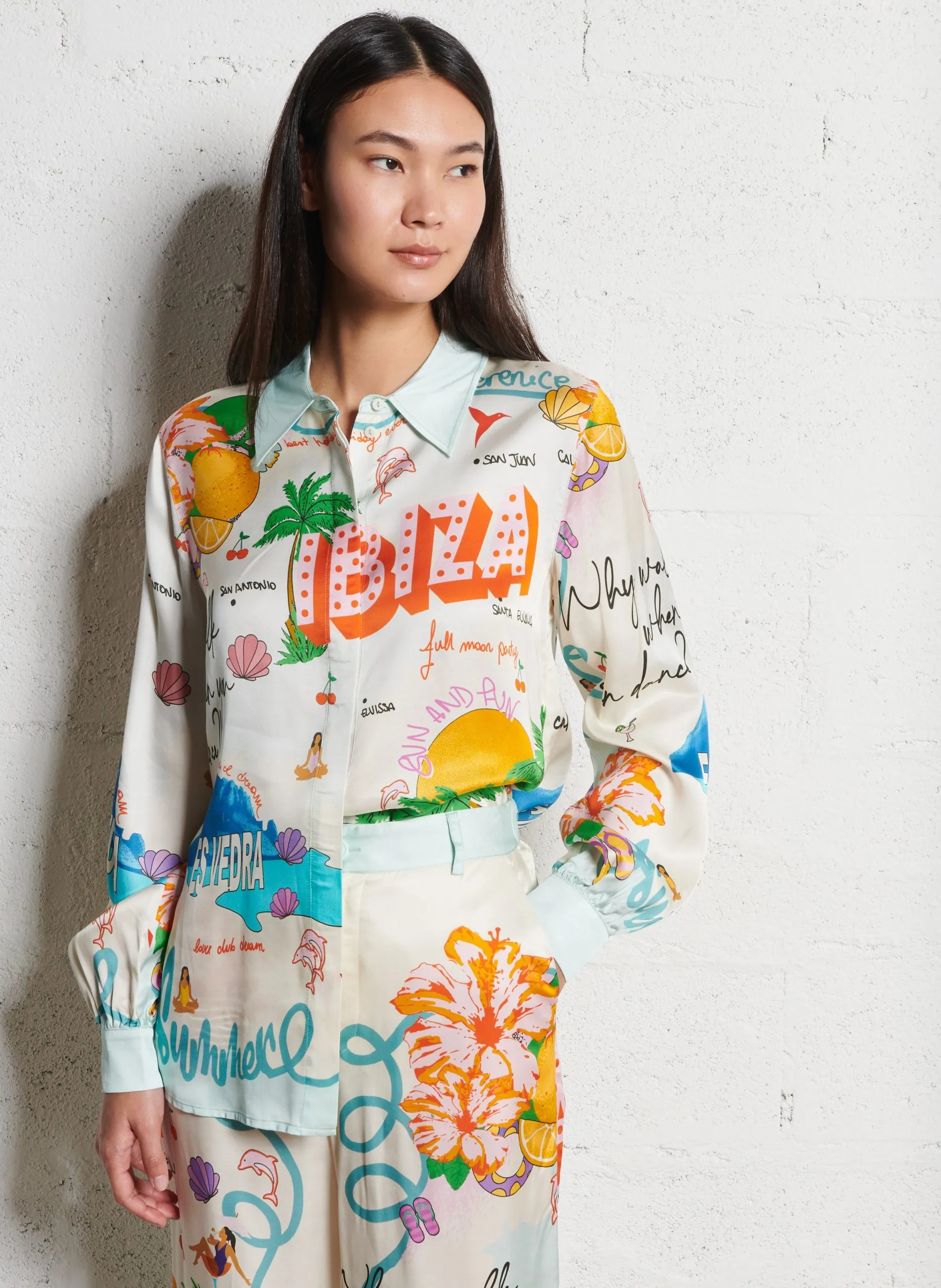 Bedrucktes Hemd Mehrfarbig CALI