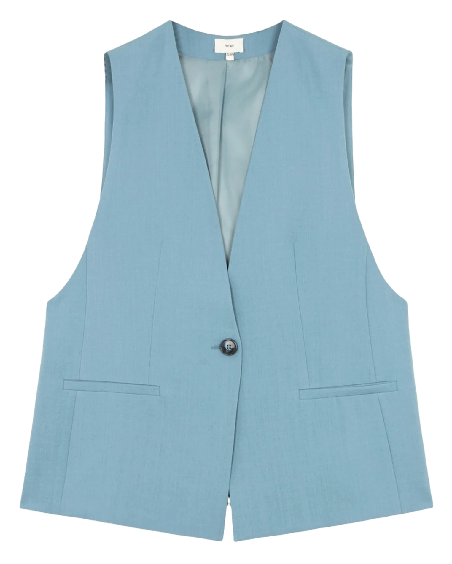 Ärmellose Weste Blau ZALIA