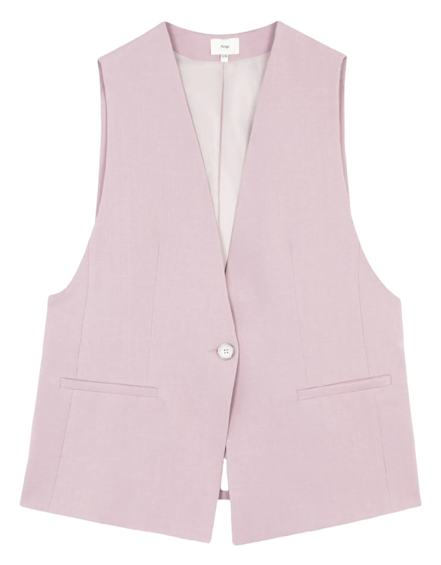 Ärmellose Weste Violett ZALIA