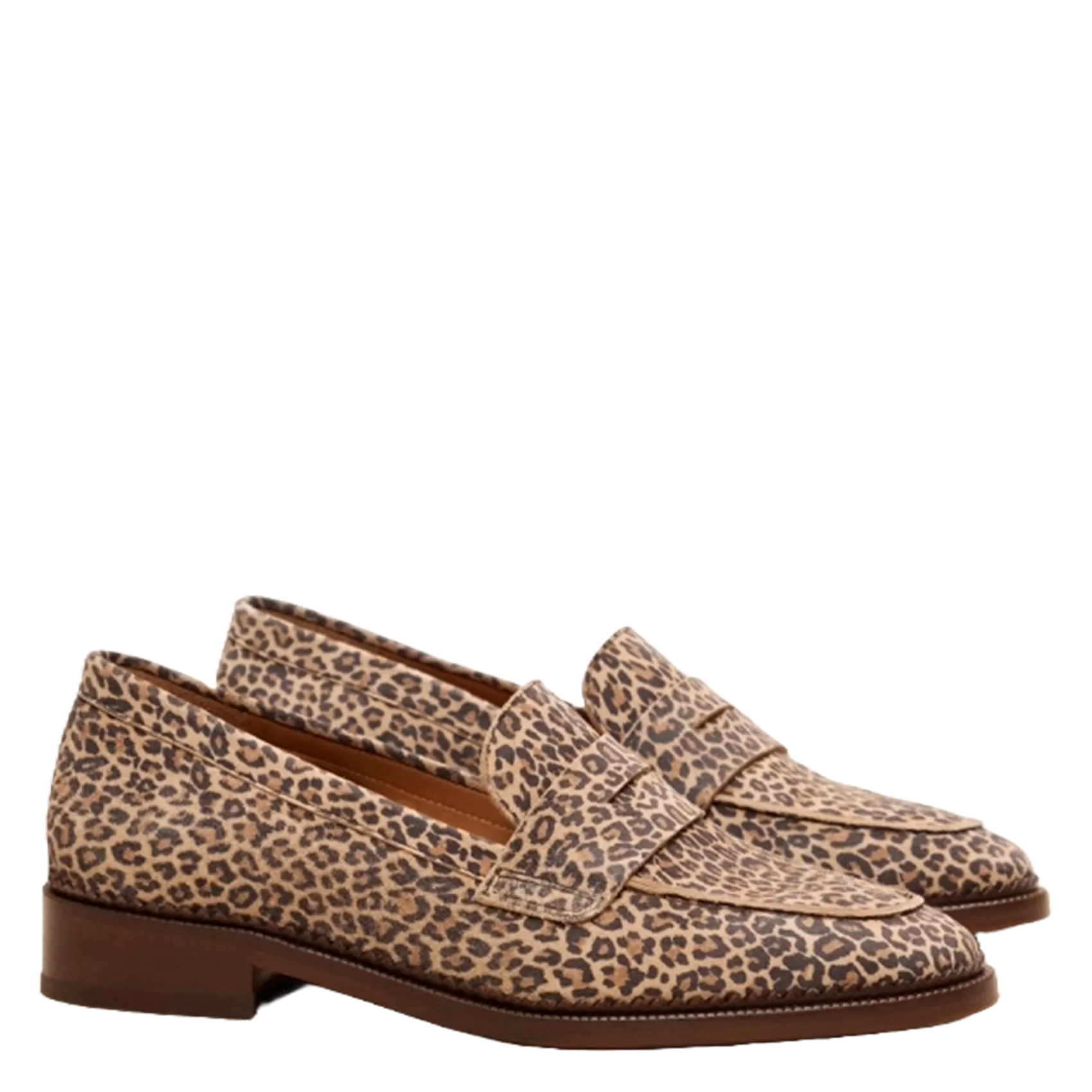 Bedruckte Leder-Derbys Mehrfarbig N°84