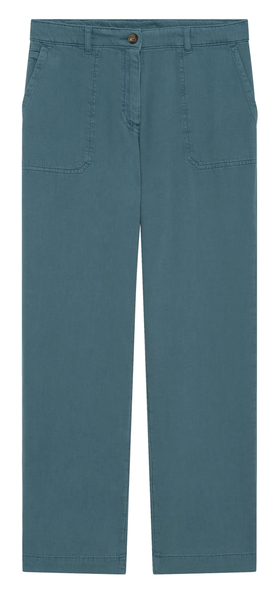 Gerade geschnittene Jeans aus Baumwoll-Mix Blau LUTIE