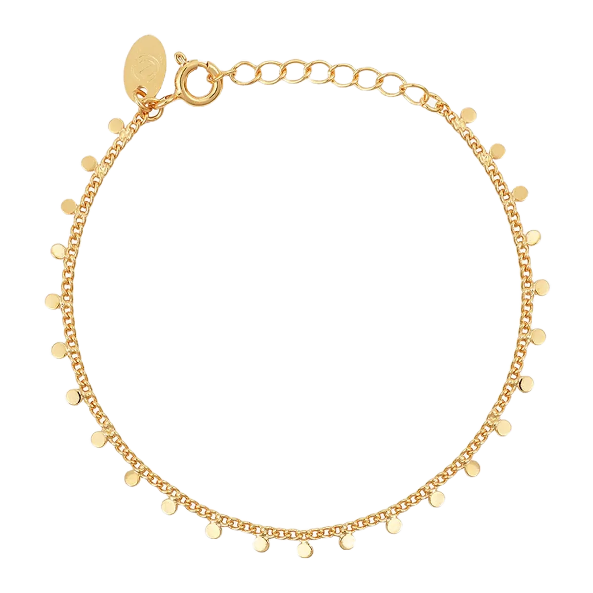 Armband aus vergoldetem Messing Golden SALOME