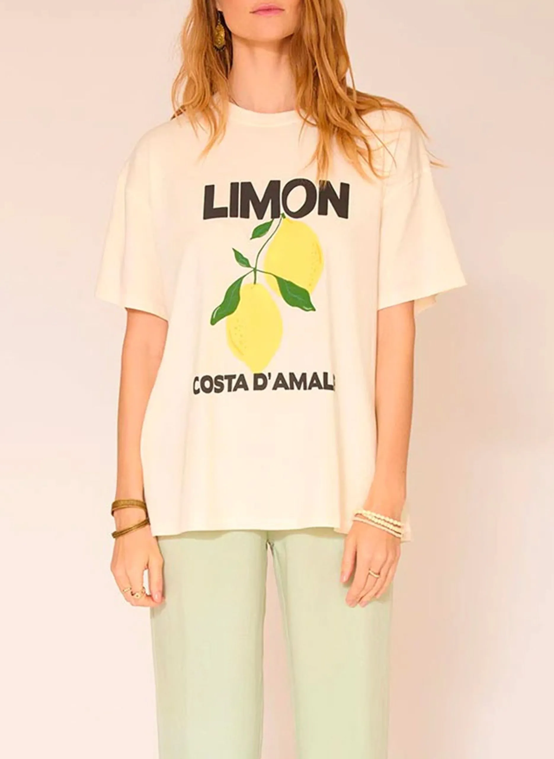 Baumwoll-Pullover mit Rundhalsausschnitt Beige TITRUS