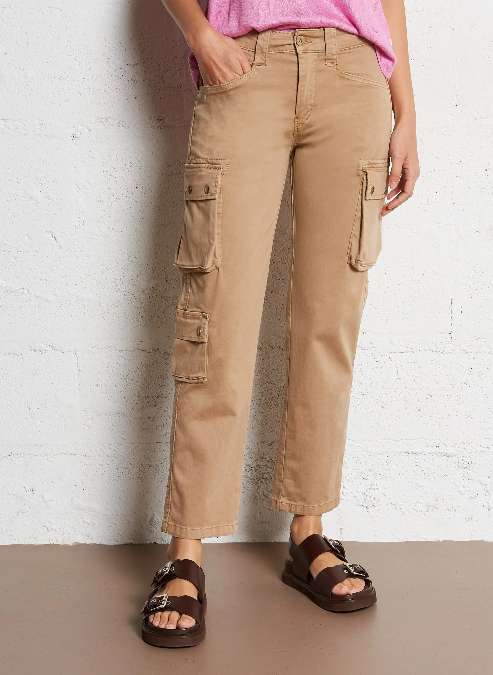 Bucket Hat aus Baumwoll-Mix Weiss JOW